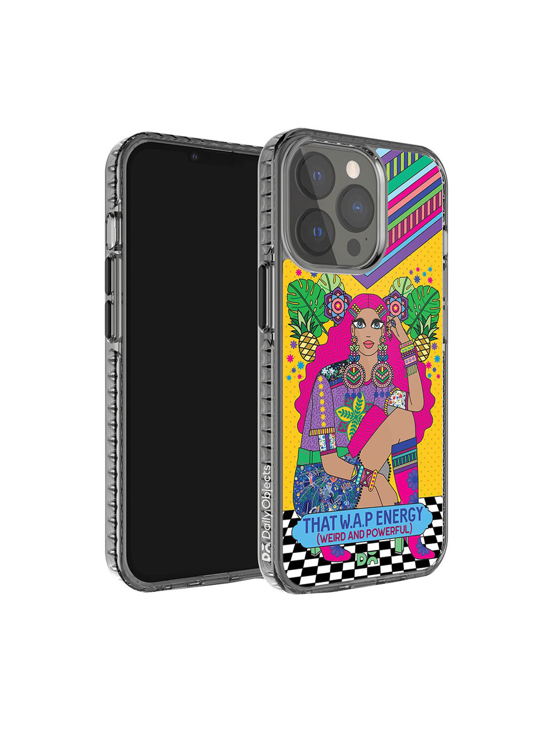

DailyObjects Weird & Powerful Stride 2.0 iPhone 13 Pro Max Phone Case, Orange