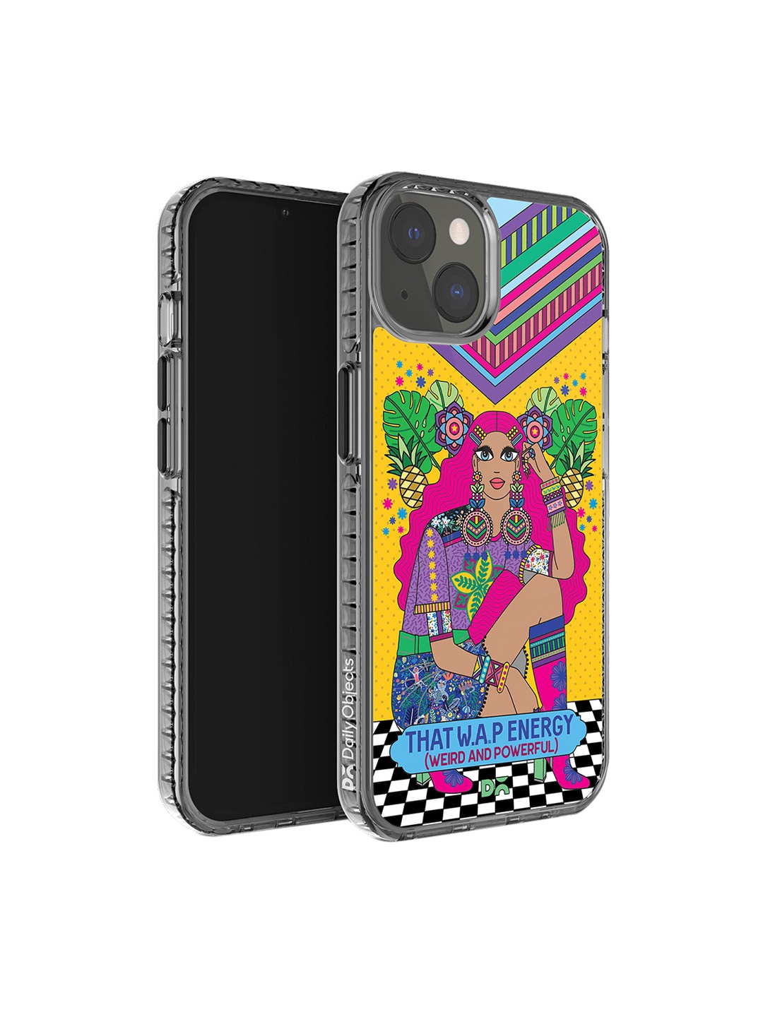 

DailyObjects Weird & Powerful iPhone 14 Mobile Cover, Yellow