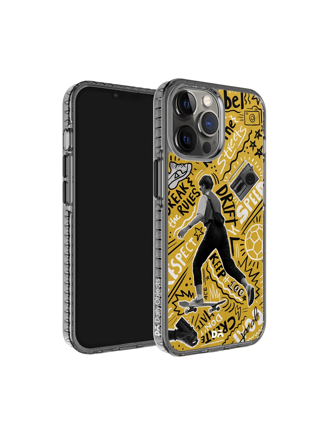 

DailyObjects Rule The Streets iPhone 12 Pro Max Mobile Cover, Yellow