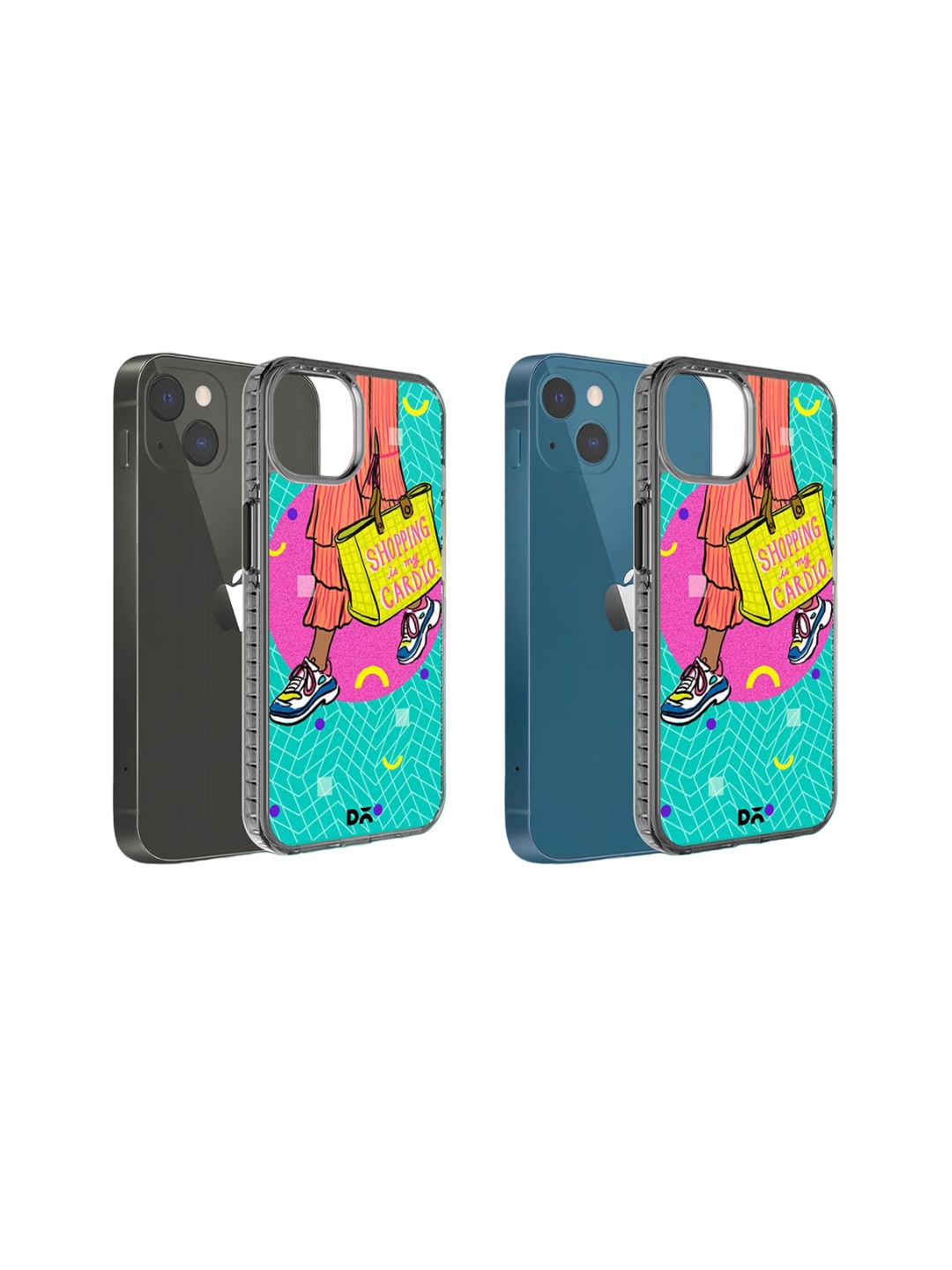 

DailyObjects Printed Impact Resistant iPhone 15 Back Case, Sea green