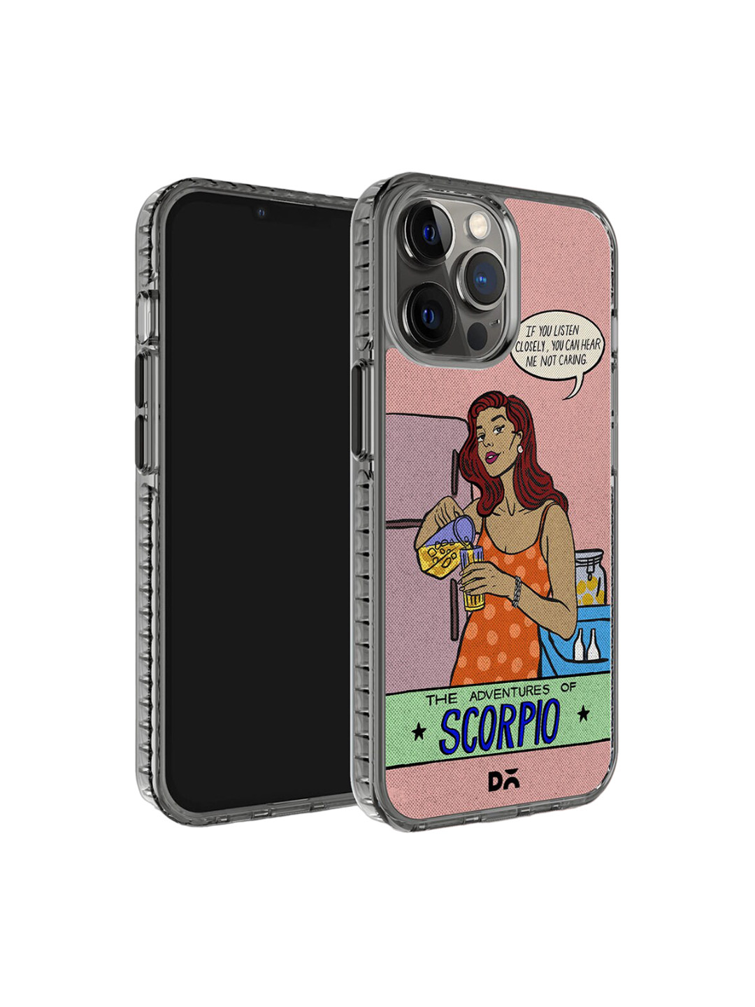 

DailyObjects Printed iPhone 12 Pro Max Back Case, Pink