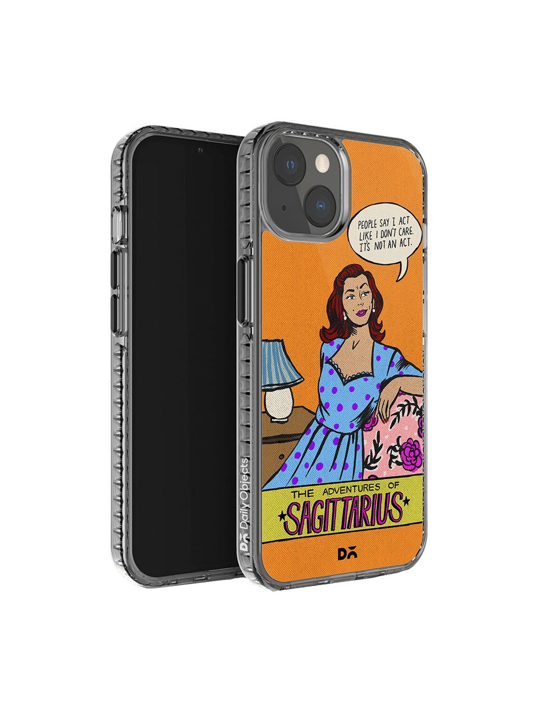 

DailyObjects Sagittarius Stride iPhone 14 Plus Mobile Cover, Yellow