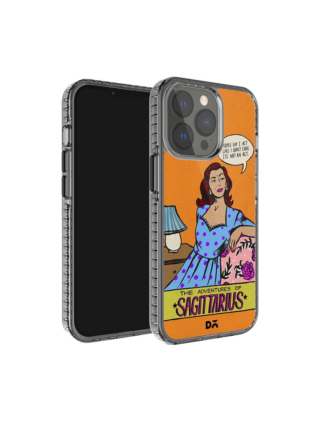 

DailyObjects Sagittarius Stride 2.0 iPhone 15 Pro Max Case Cover, Mustard