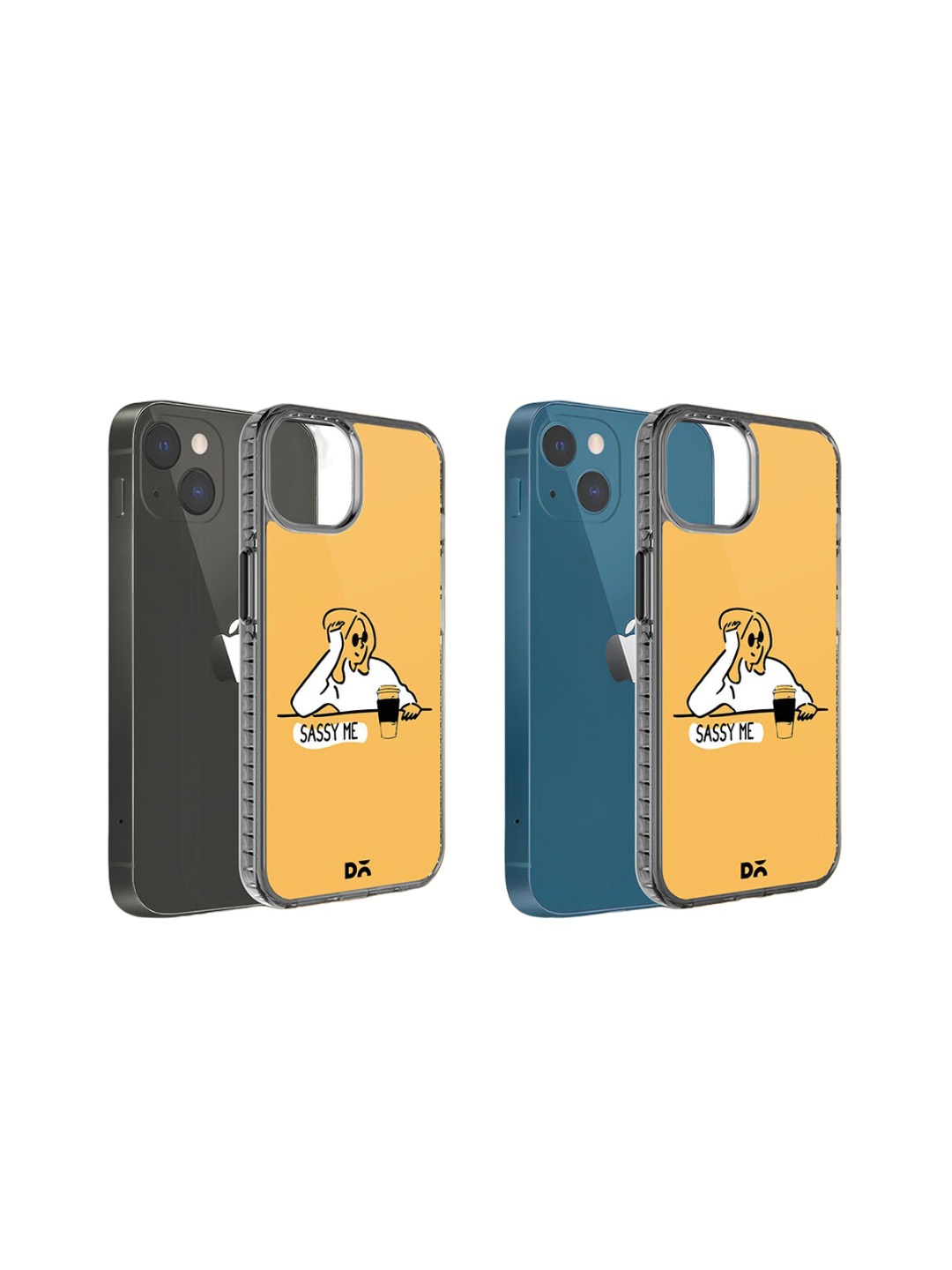 

DailyObjects Sassy Me Stride 2.0 Printed iPhone 15 Case Cover, Mustard