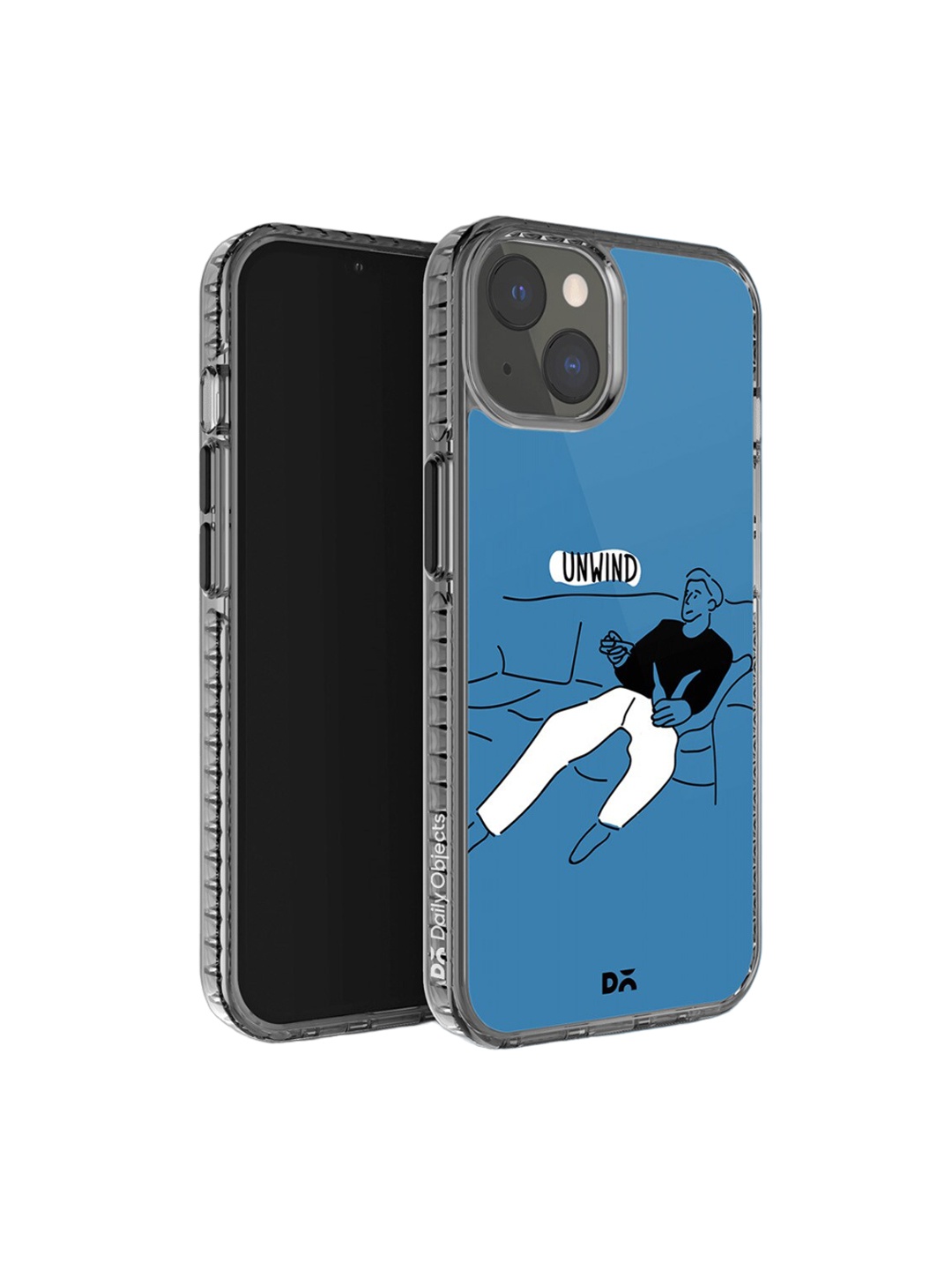 

DailyObjects Graphic Printed 2.0 iPhone 14 Case Cover, Blue