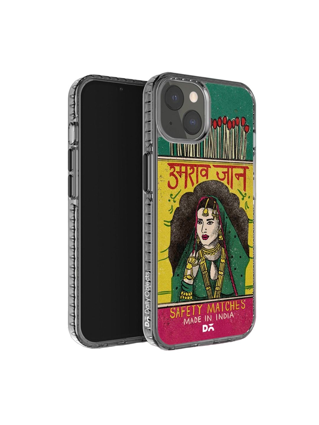 

DailyObjects Printed iPhone 14 Back Case, Yellow