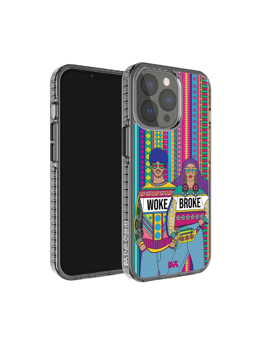 

DailyObjects Graphic Printed iPhone 14 Pro Max Phone Case, Blue