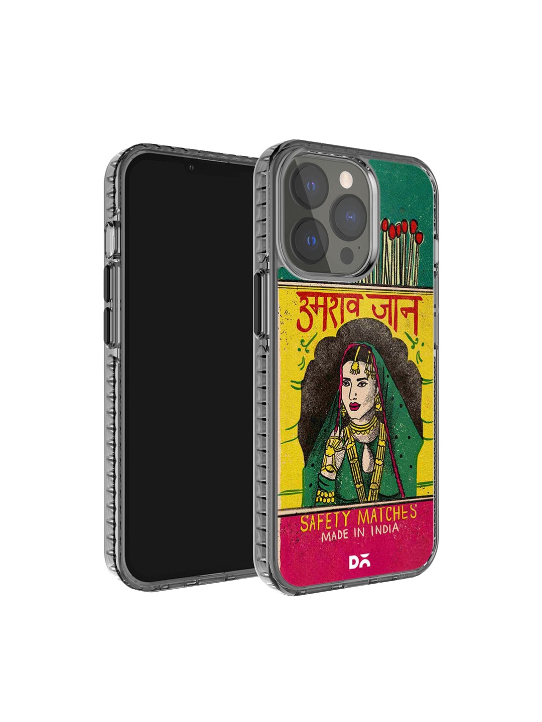 

DailyObjects Umrao Jaan Matchbox Printed Stride 2.0 iPhone 15 Pro Max Phone Case, Green