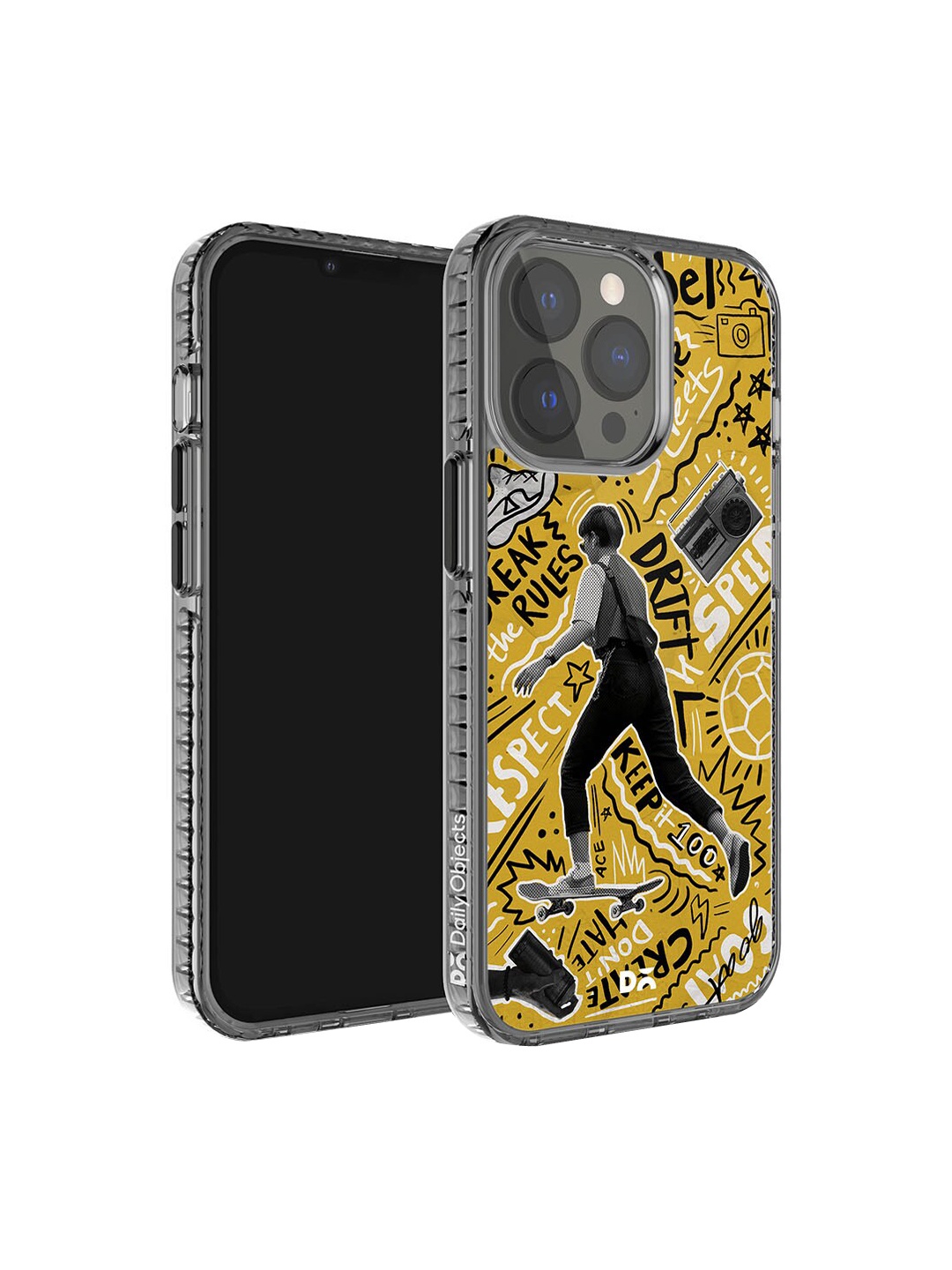 

DailyObjects Rule The Streets Stride 2.0 iPhone 14 Pro Max Case Cover, Mustard