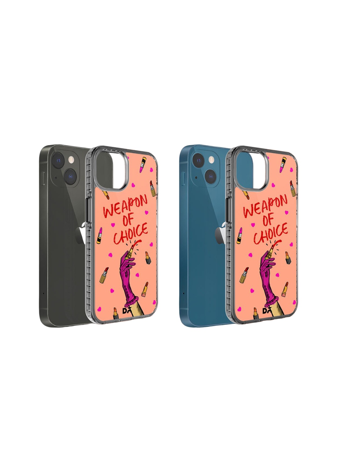 

DailyObjects Weapon of Choice iPhone 15 Case Cover, Peach