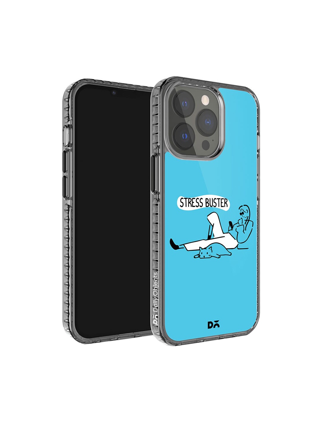

DailyObjects Printed Impact Resistant iPhone 14 Pro Max Phone Case Cover, Blue
