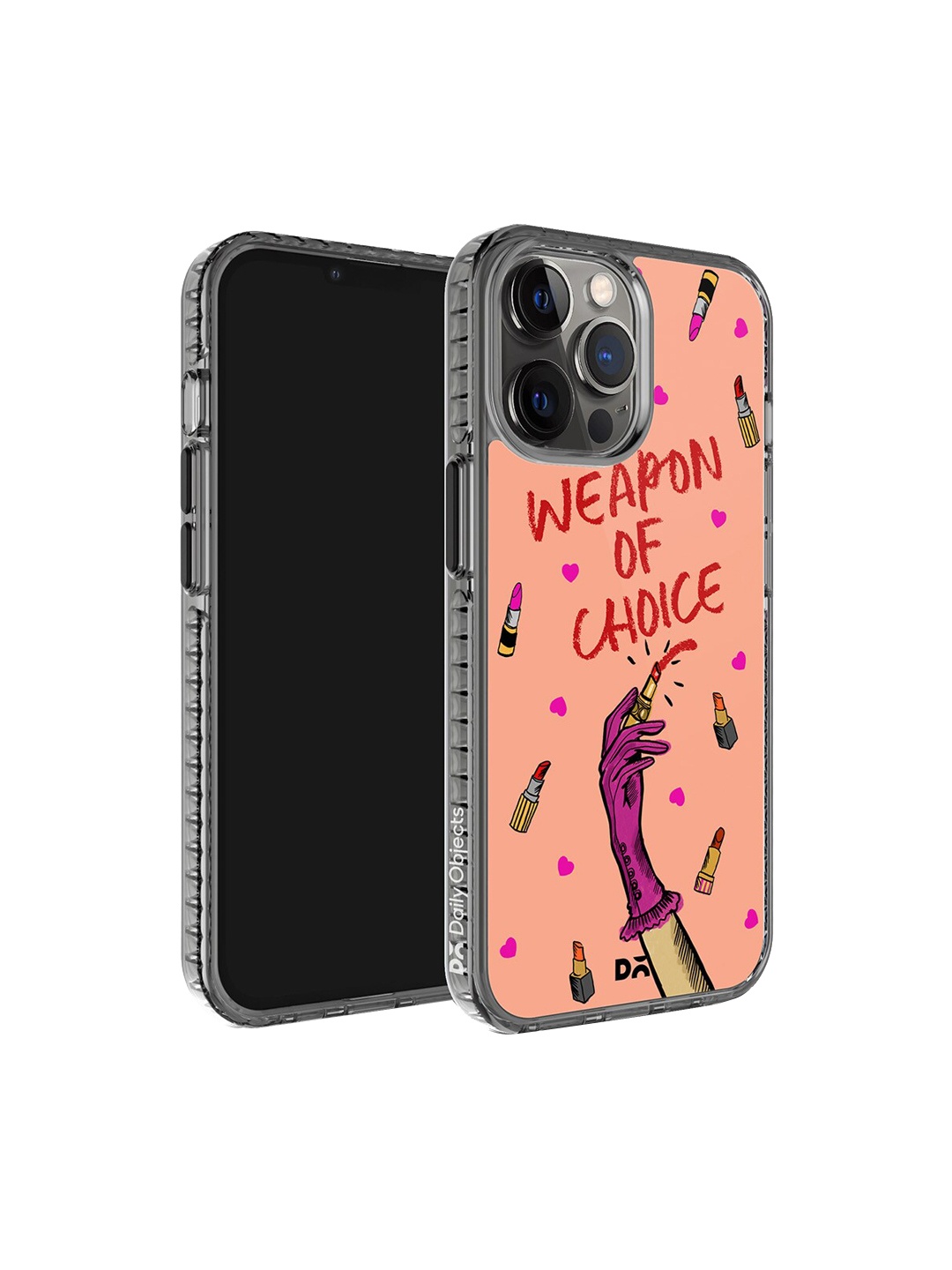 

DailyObjects Printed iPhone 12 Pro Max Super Slim Back Case, Peach