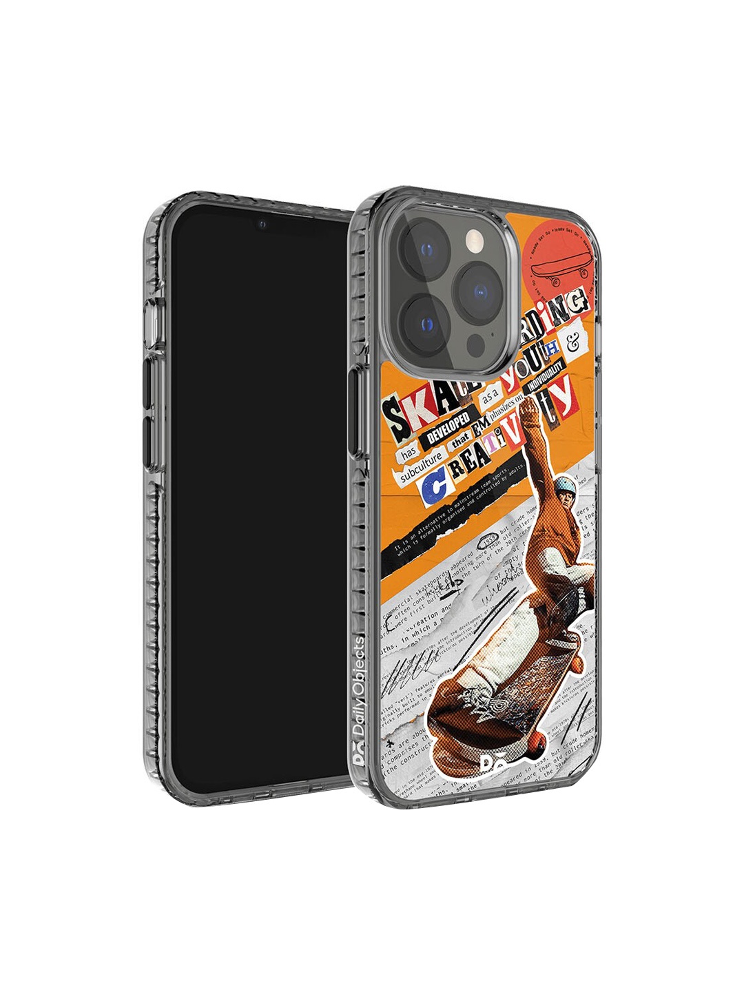 

DailyObjects Skater Subculture Stride iPhone 13 Pro Max Phone Case Cover, Orange