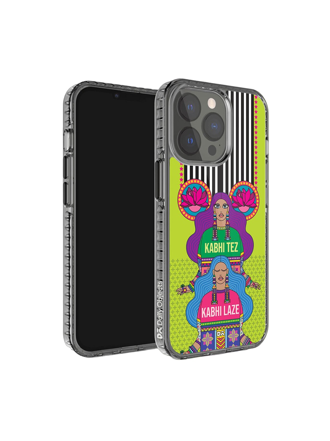 

DailyObjects Tezy Lazy Printed Stride 2.0 iPhone 14 Pro Max Phone Case, Yellow