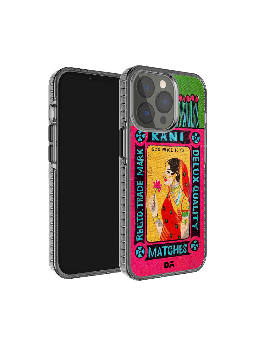 

DailyObjects Rani Matchbox Printed Stride 2.0 iPhone 15 Pro Max Phone Case Cover, Red