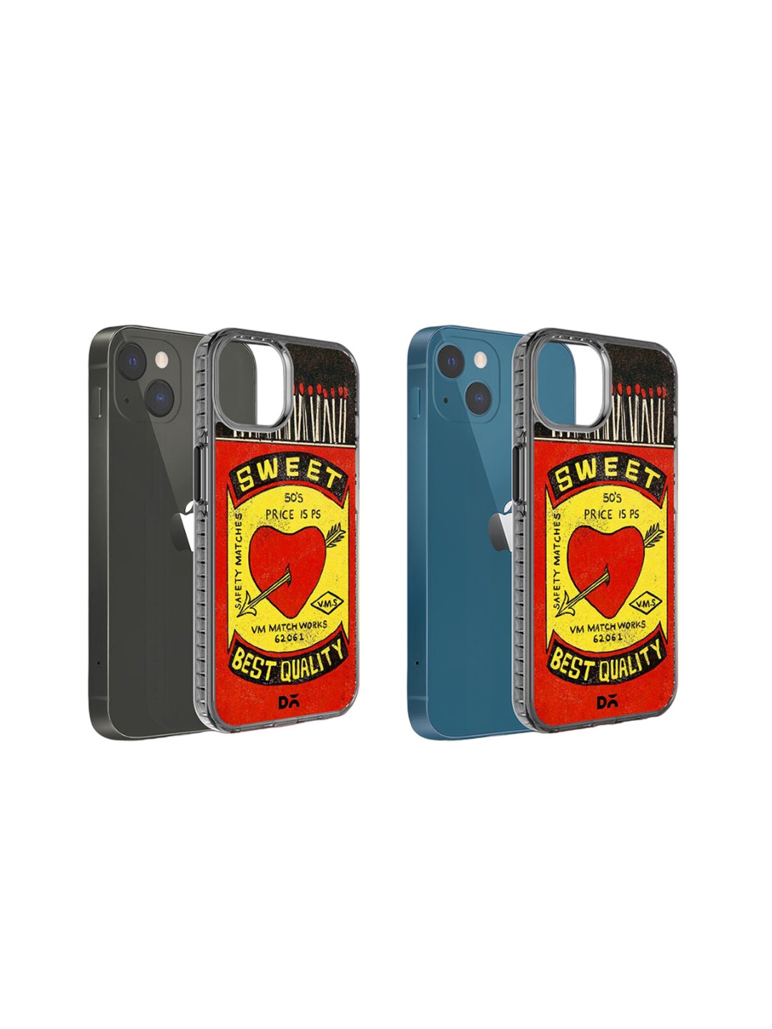 

DailyObjects Unisex Sweet Matchbox Printed Stride 2.0 iPhone 15 Phone Case, Red