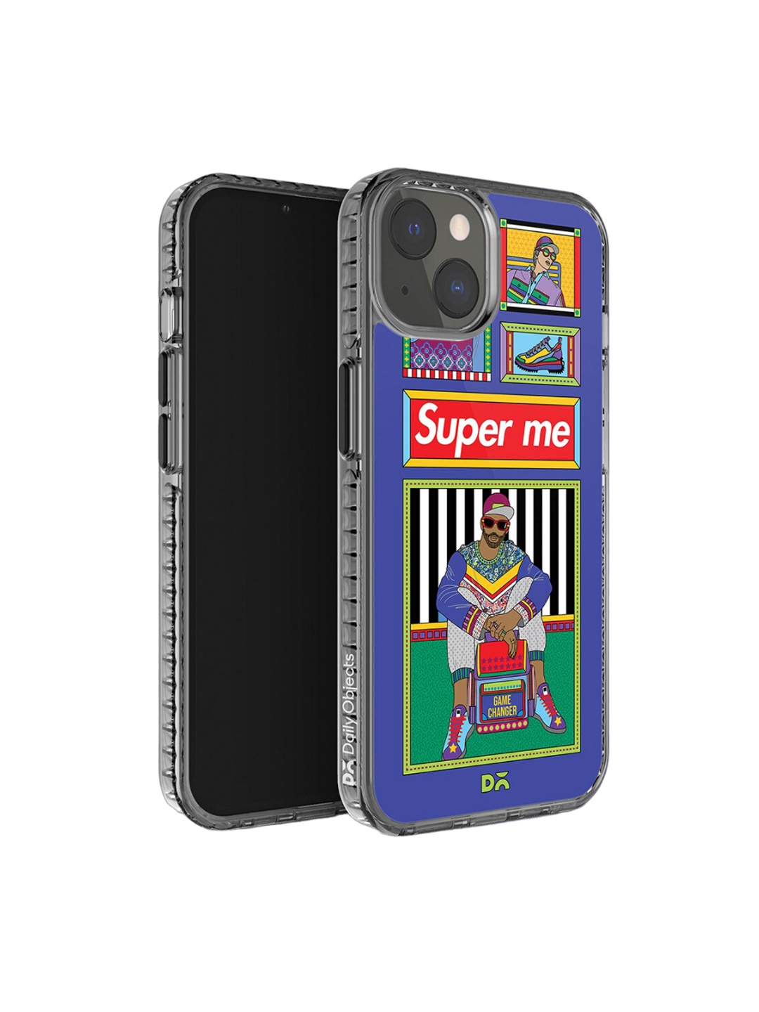 

DailyObjects Printed iphone 13 Mini Back Case, Blue