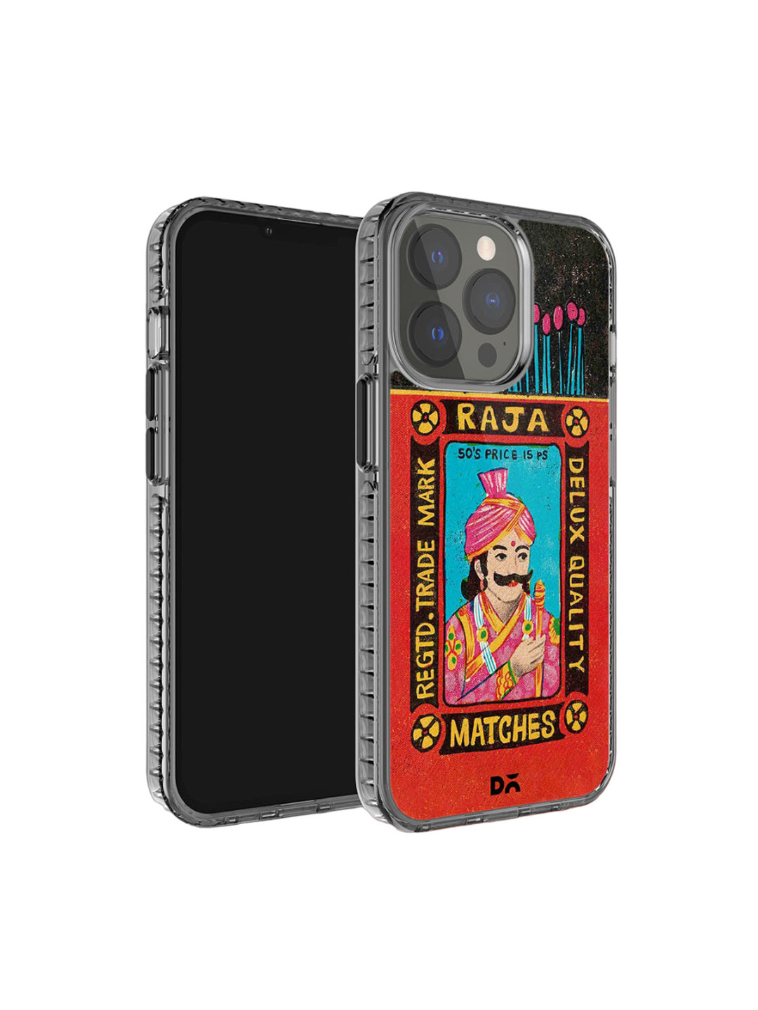

DailyObjects Raja Matchbox Stride 2.0 iPhone 15 Pro Max Case Cover, Red