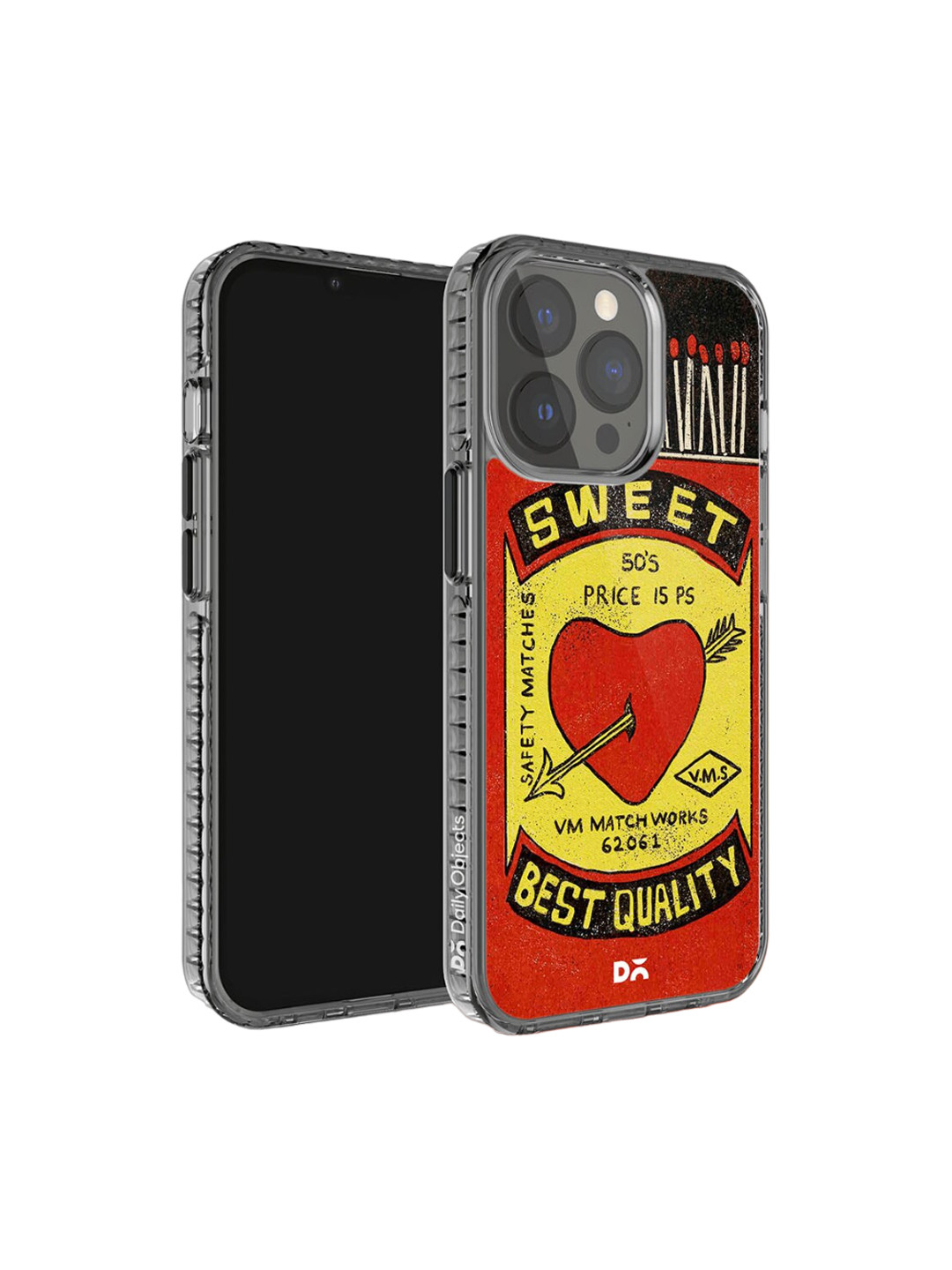 

DailyObjects Printed Stride 2.0 iPhone 14 Pro Max Phone Case, Red