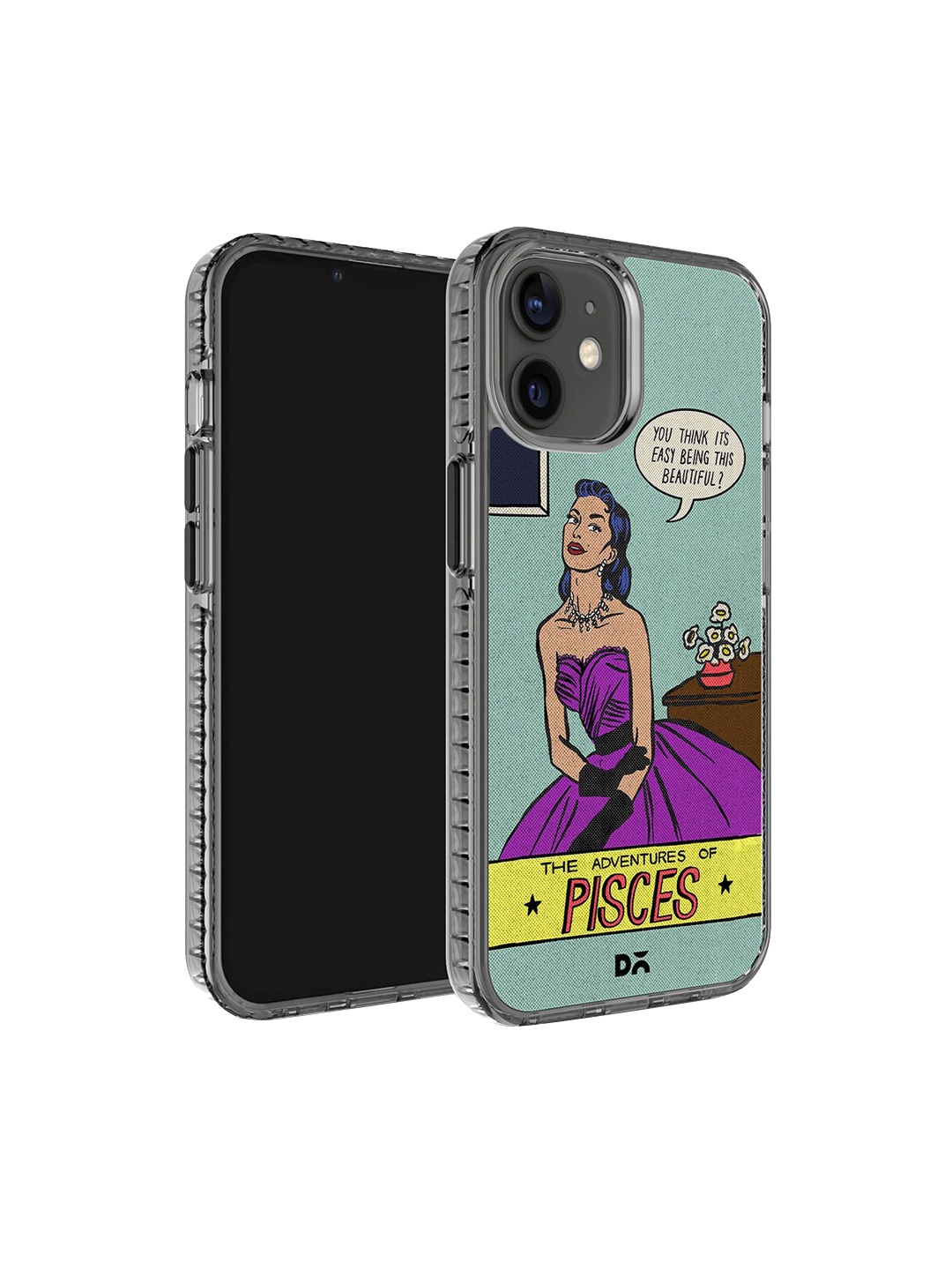 

DailyObjects Unisex iPhone 12 Mini Mobile Cover, Purple
