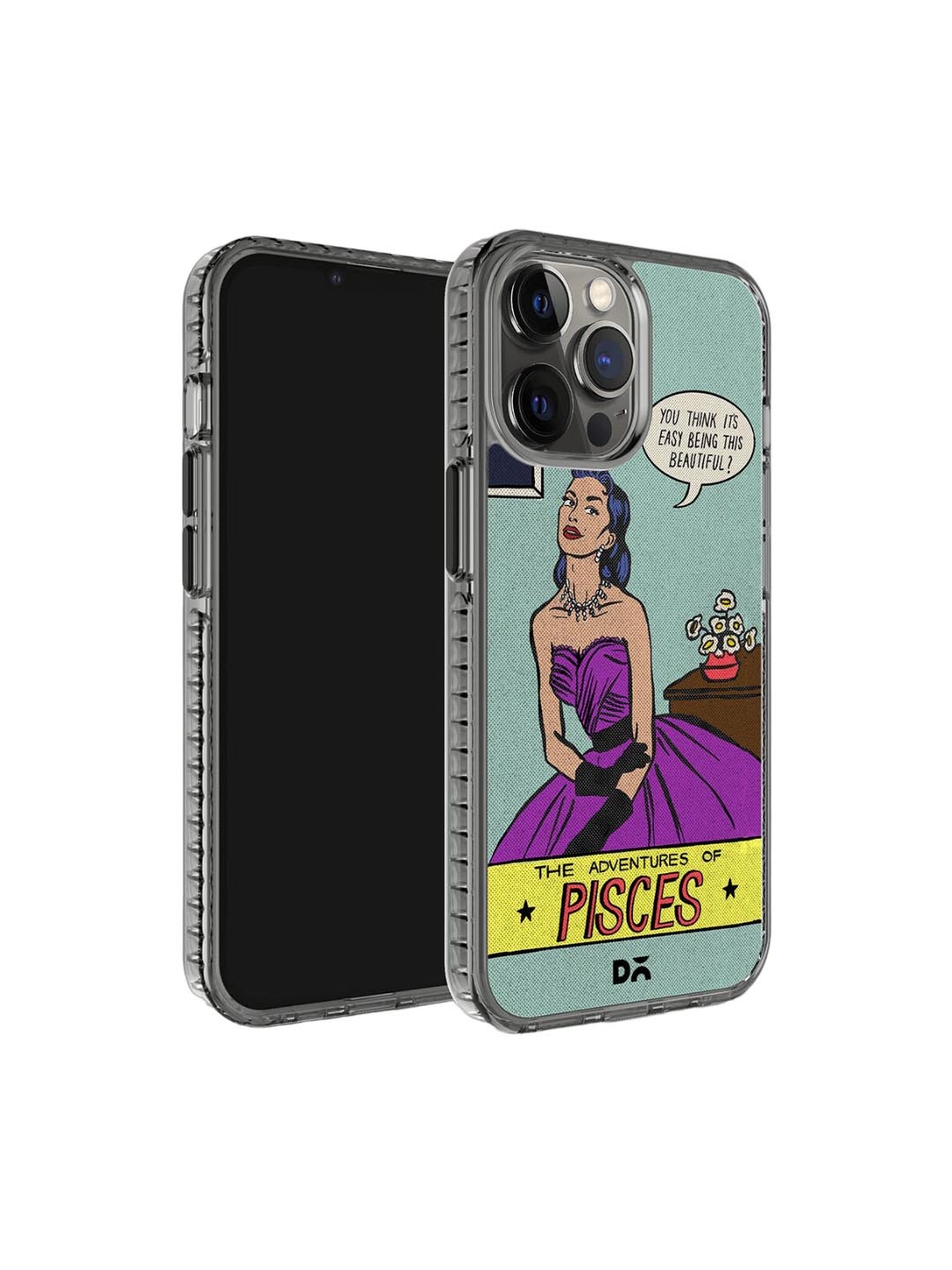 

DailyObjects Pisces Stride 2.0 Printed iPhone 12 Pro Max Case, Green