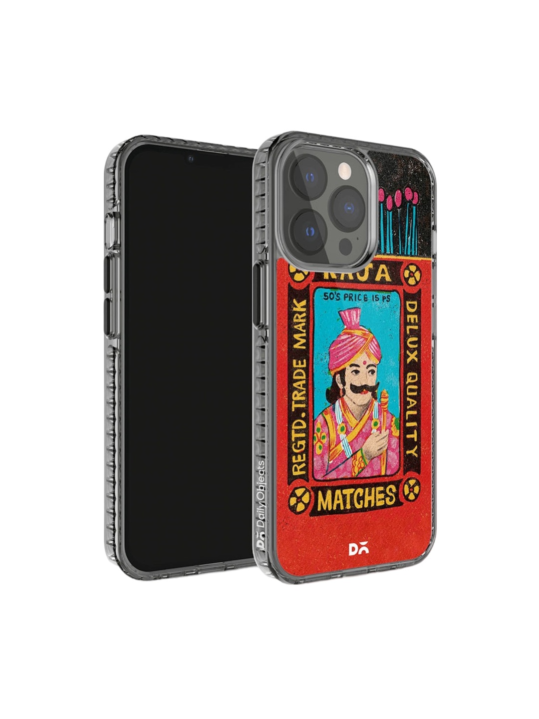 

DailyObjects Quirky Printed iPhone 14 Pro Back Cover, Red