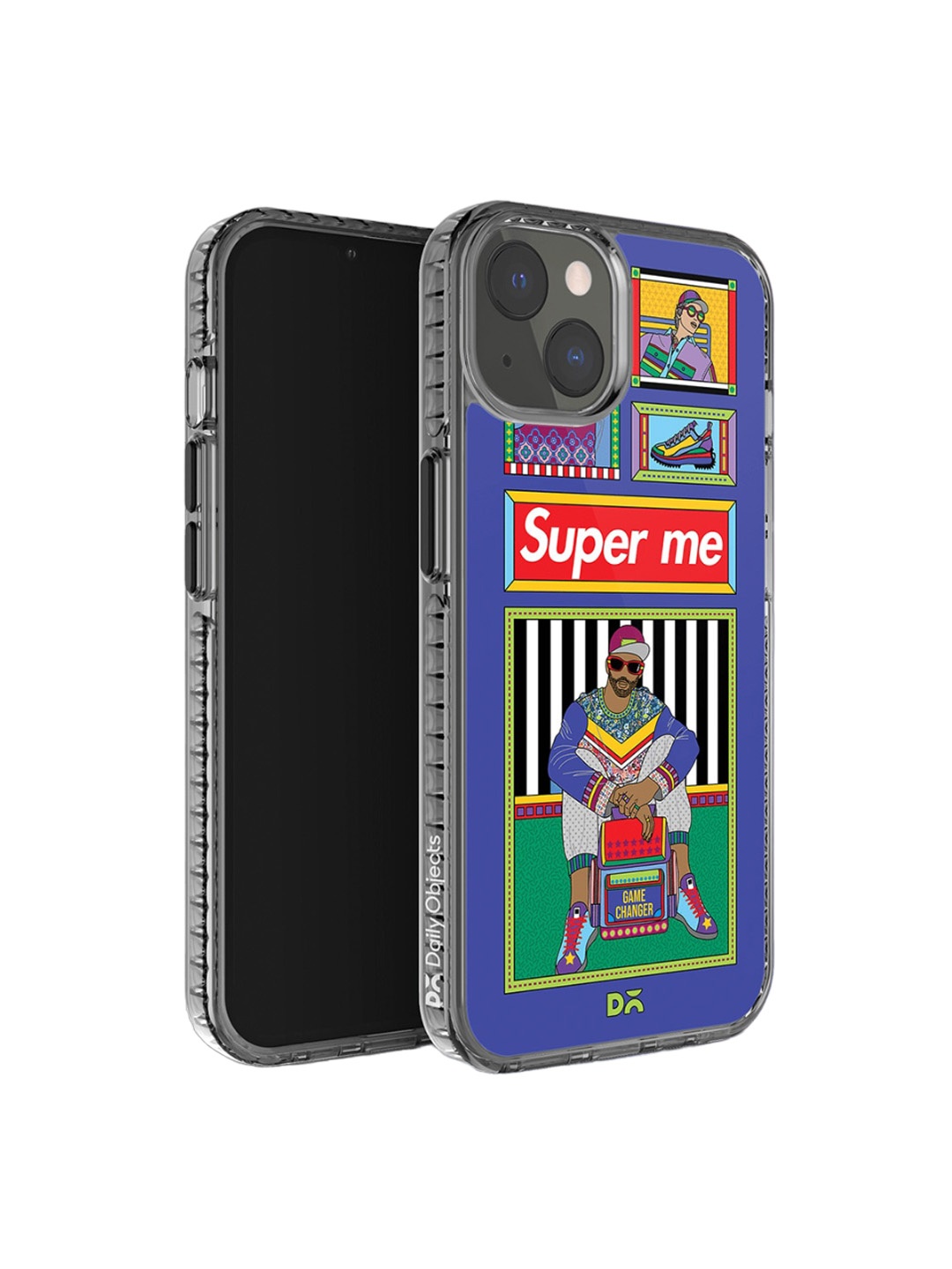 

DailyObjects Printed Stride 2.0 iPhone 14 Case Cover, Blue