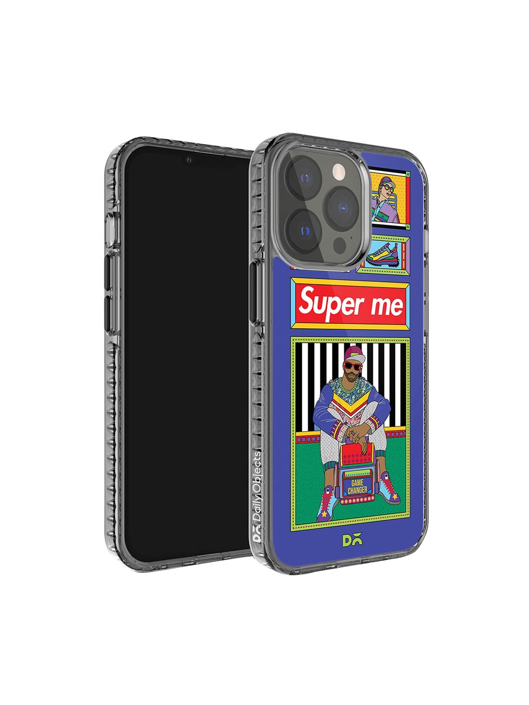 

DailyObjects Super Gamechanger Stride 2.0 iPhone 13 Pro Phone Back Case, Blue