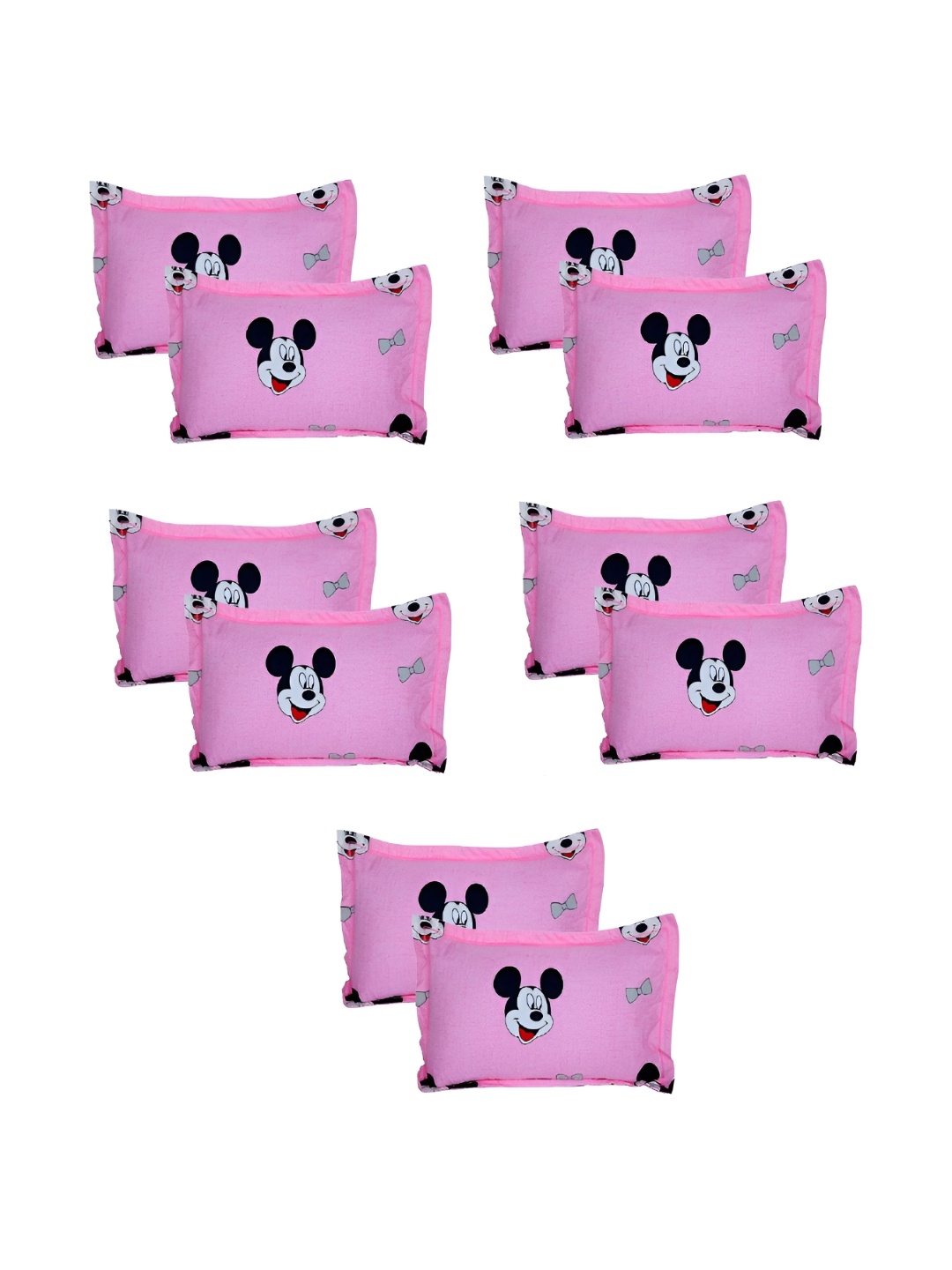 

Supreme Home Collective Pink 10 Pieces Abstract Pure Cotton Rectangle Pillow Covers