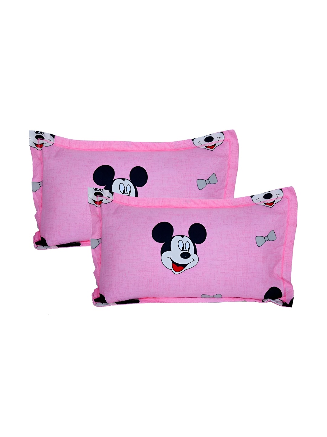 

Supreme Home Collective Pink 2 Pieces Abstract Pure Cotton Rectangle Pillow Covers