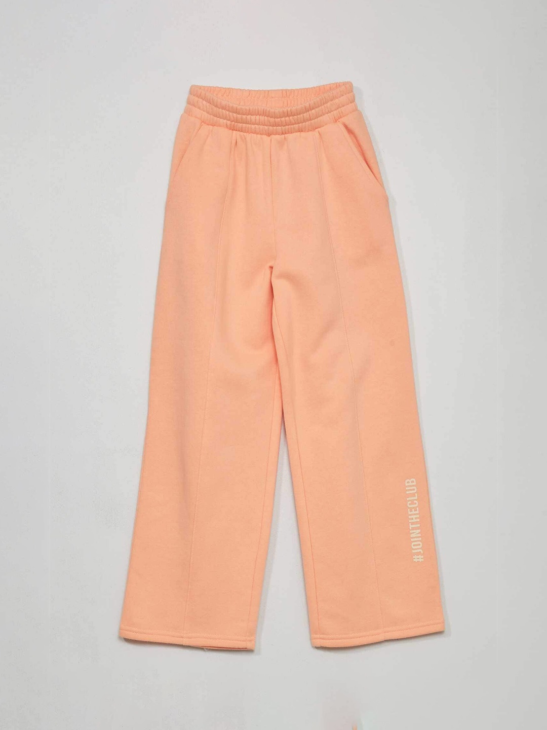 

KIABI Girls Printed Jogger Trouser, Orange