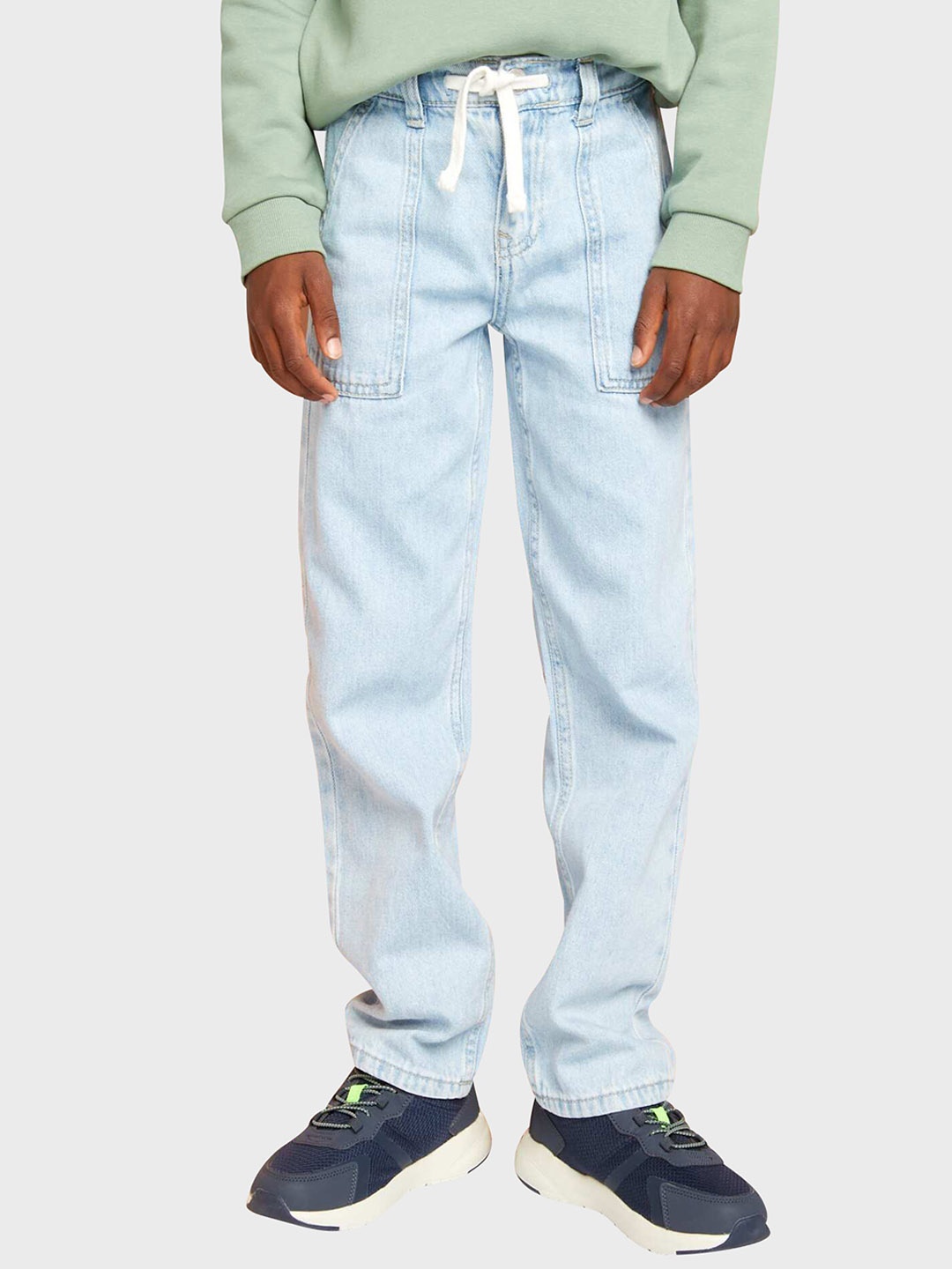 

KIABI Boys Straight Cut Trouser, Blue