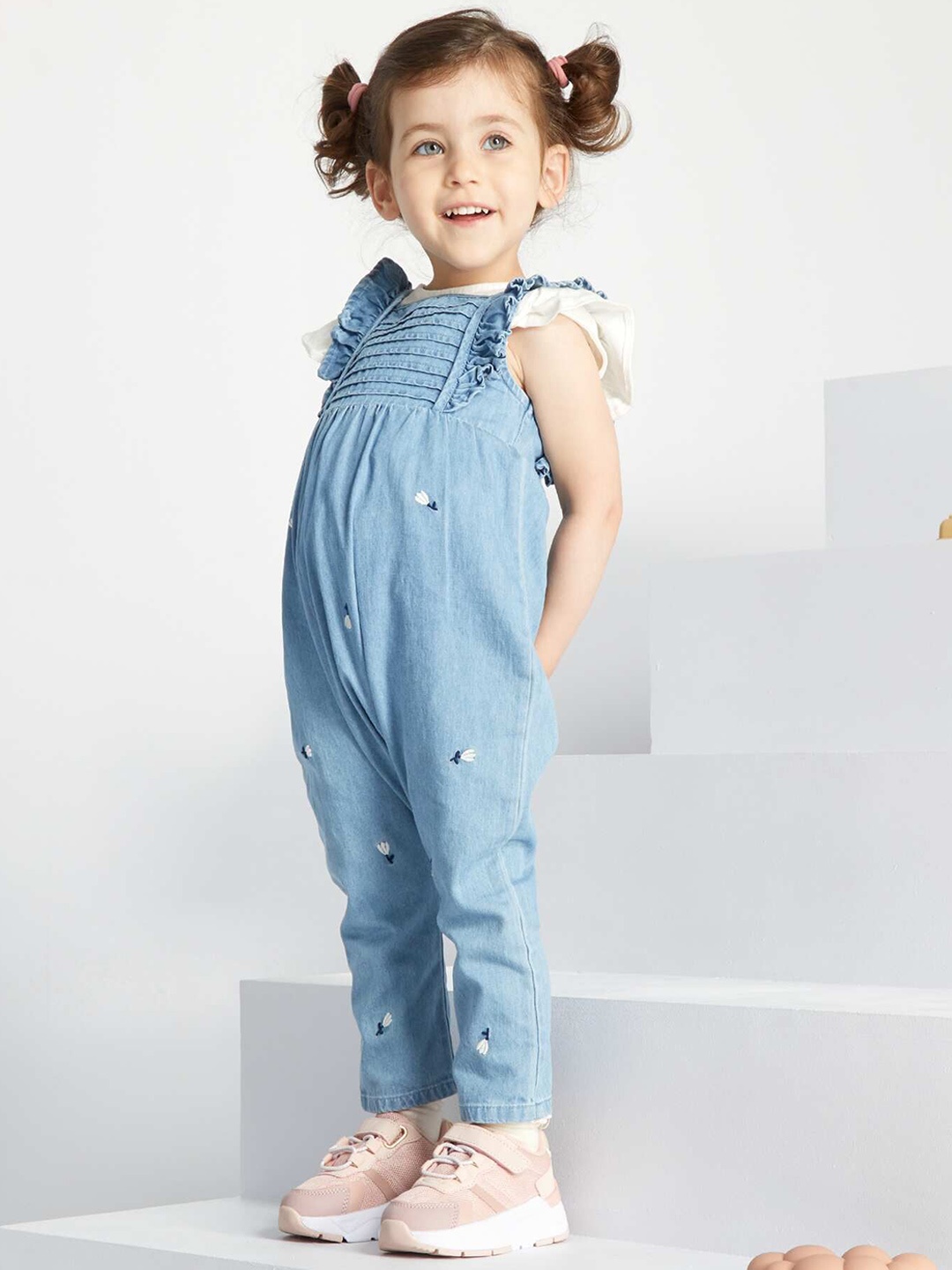 

KIABI Girls Joggers Trousers, Blue