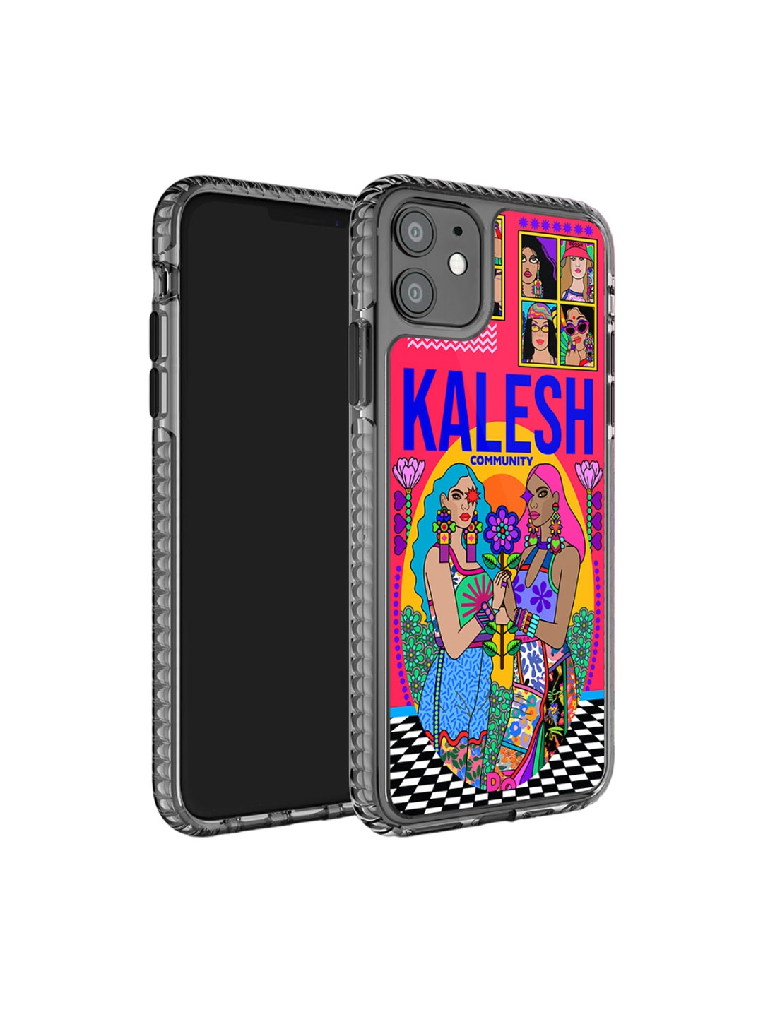 

DailyObjects Printed iphone 11 Pro Max Phone Case Cover, Pink