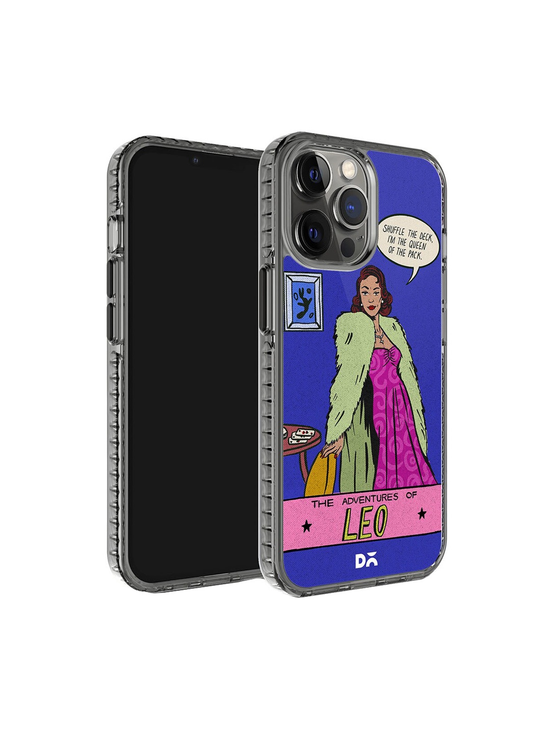 

DailyObjects Printed iPhone 12 Pro Phone Case, Blue
