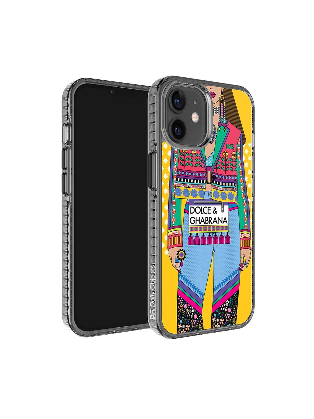 

DailyObjects Overpriced Anxiety Stride iPhone 12 Back Case, Yellow