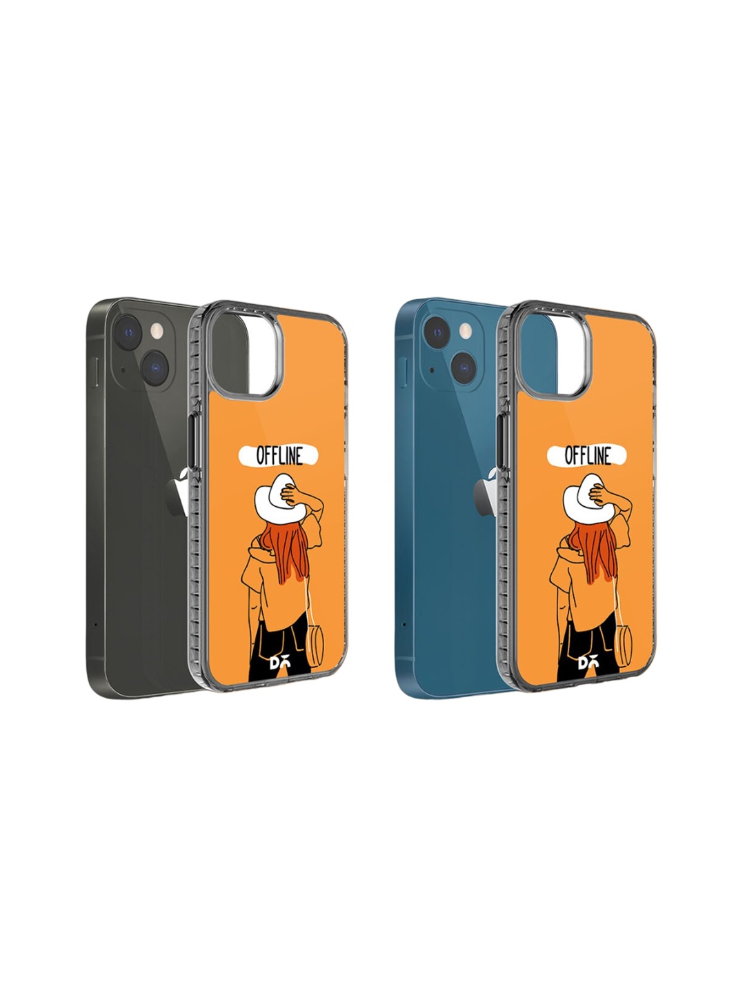 

DailyObjects Printed Impact Resistant iPhone 15 Plus Phone Case Cover, Orange