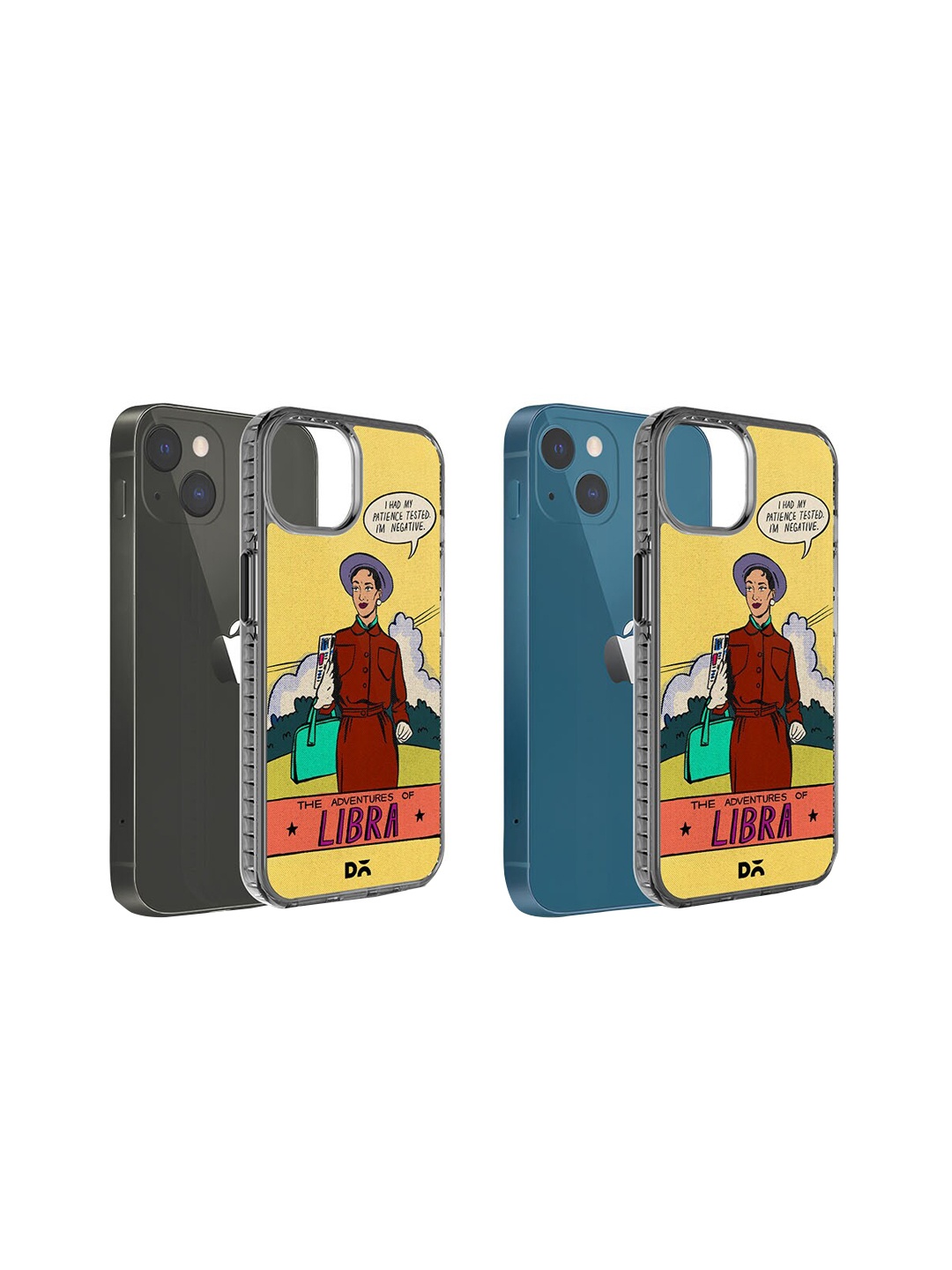 

DailyObjects Printed iPhone 15 Super Slim Back Case, Yellow