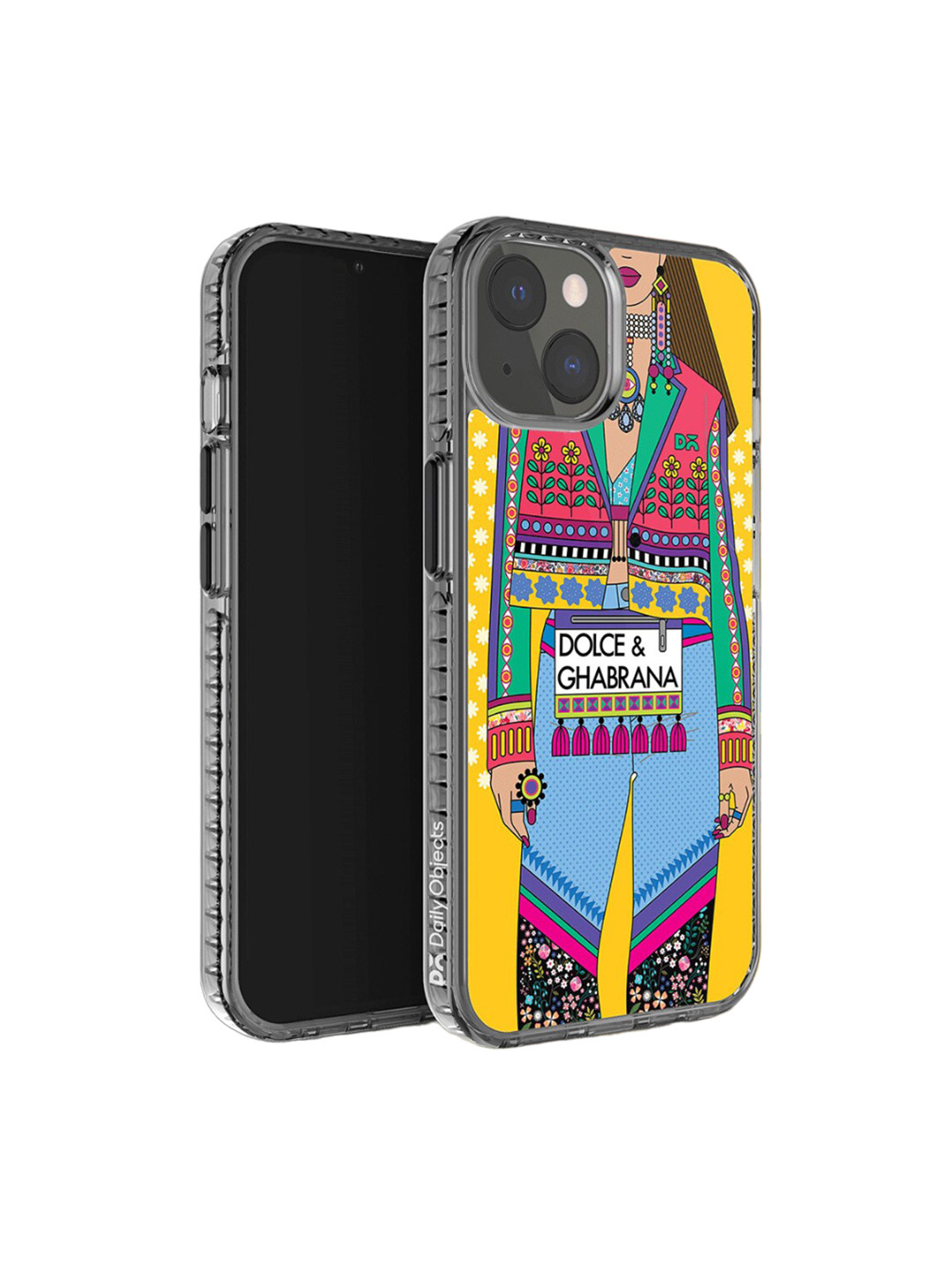 

DailyObjects Overpriced Anxiety Stride 2.0 Printed iPhone 14 Plus Back Case Cover, Yellow