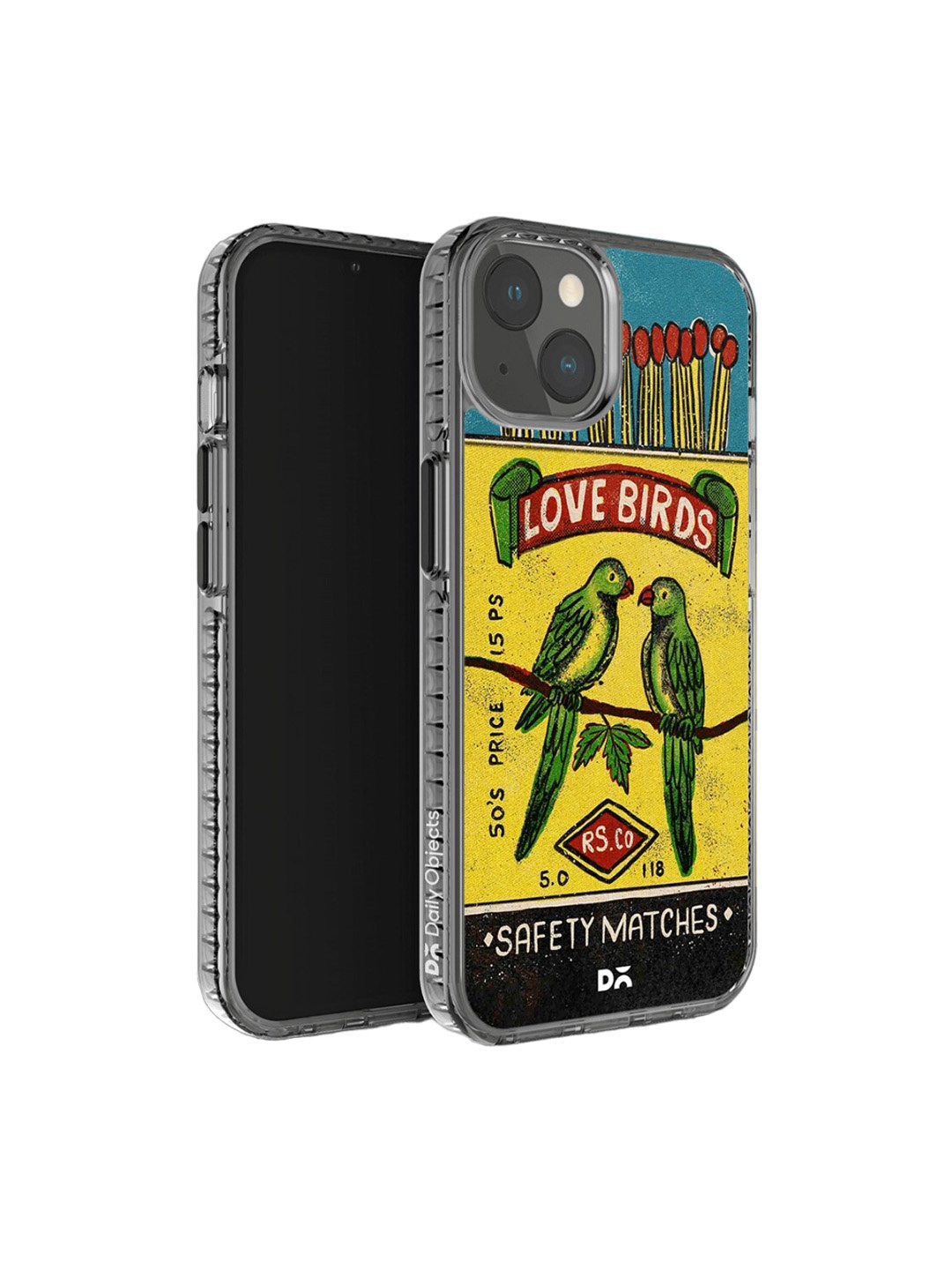 

DailyObjects Printed iPhone 14 Back Case, Yellow