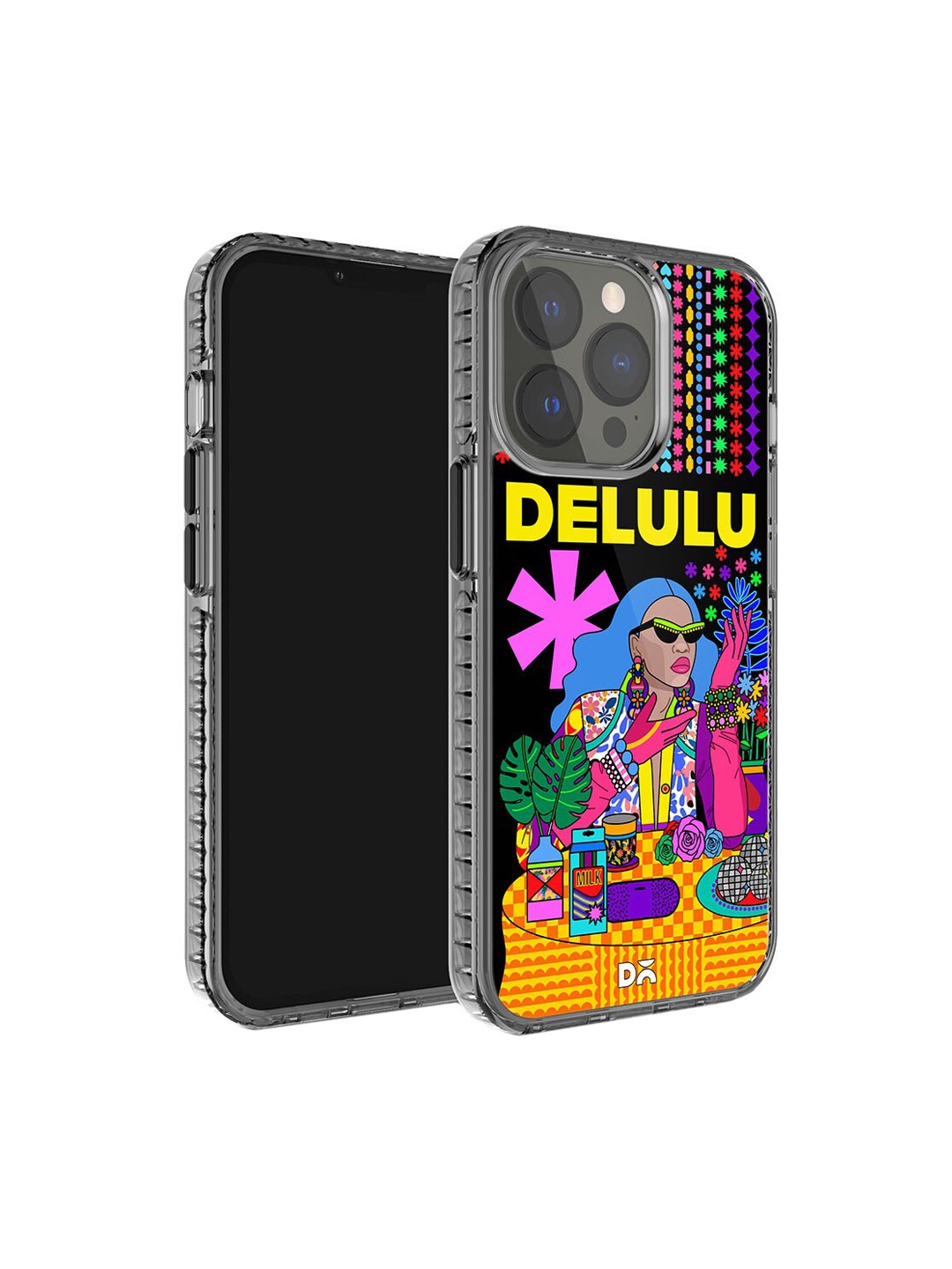 

DailyObjects Printed iPhone 13 Pro Max Mobile Back Cover, Yellow