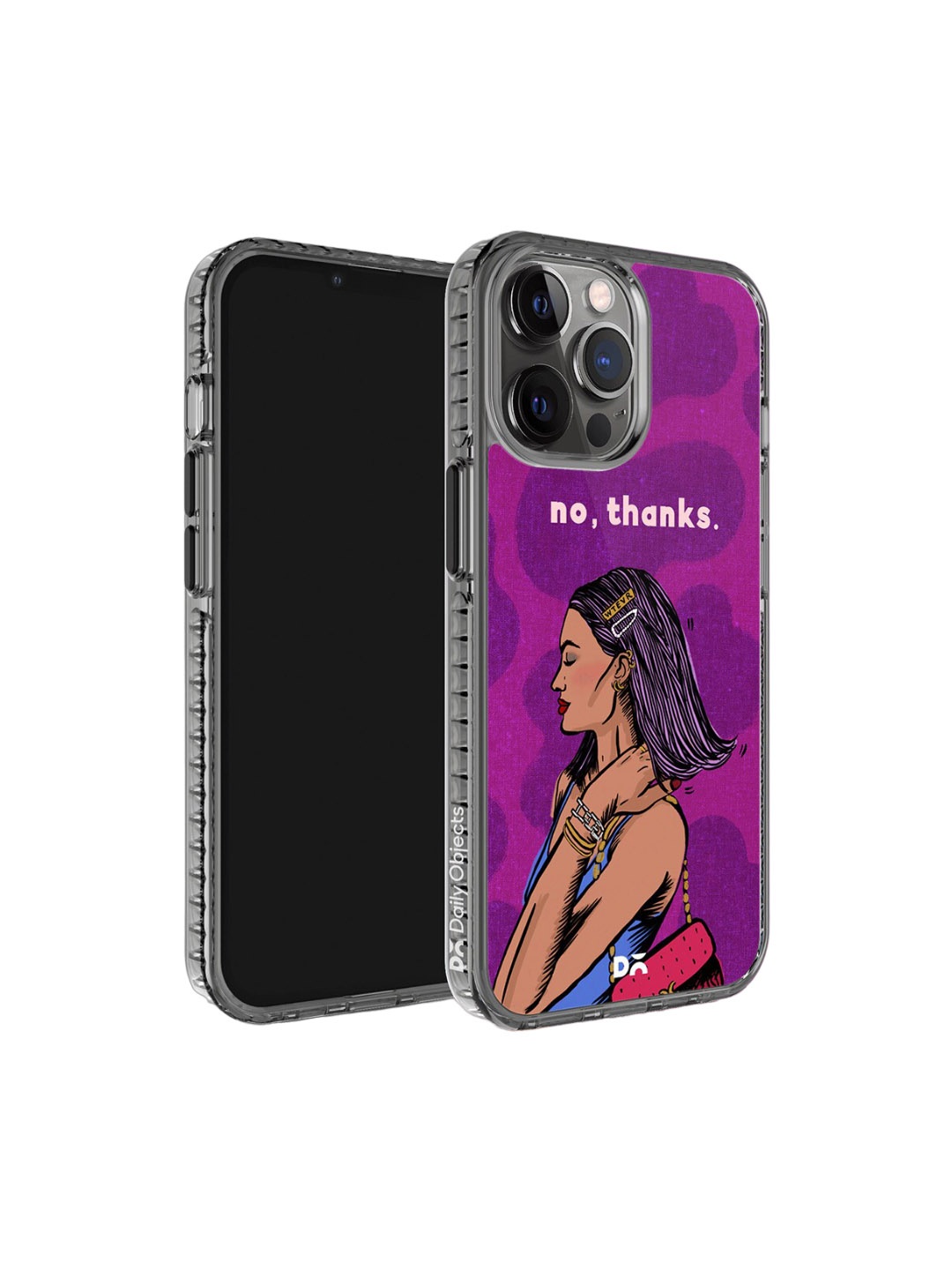

DailyObjects No thanks Stride iPhone 12 Pro Phone Case Cover, Purple