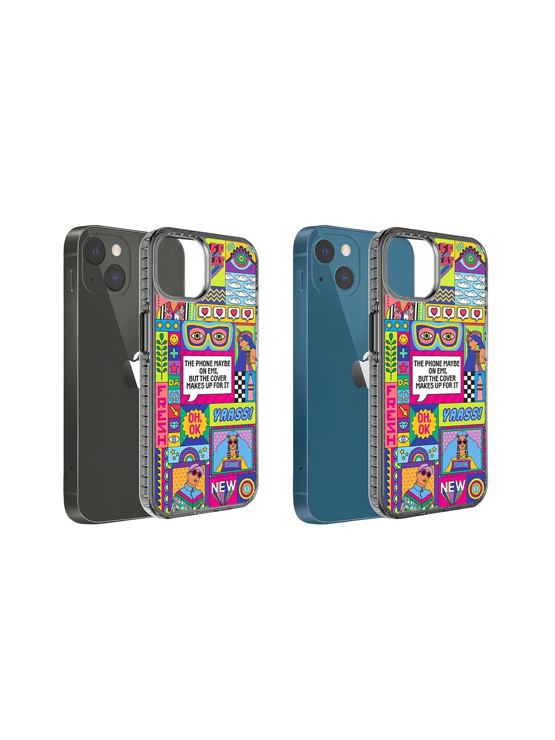 

DailyObjects Printed Impact Resistant Stride 2.0 IPhone 15 Phone Case, Purple