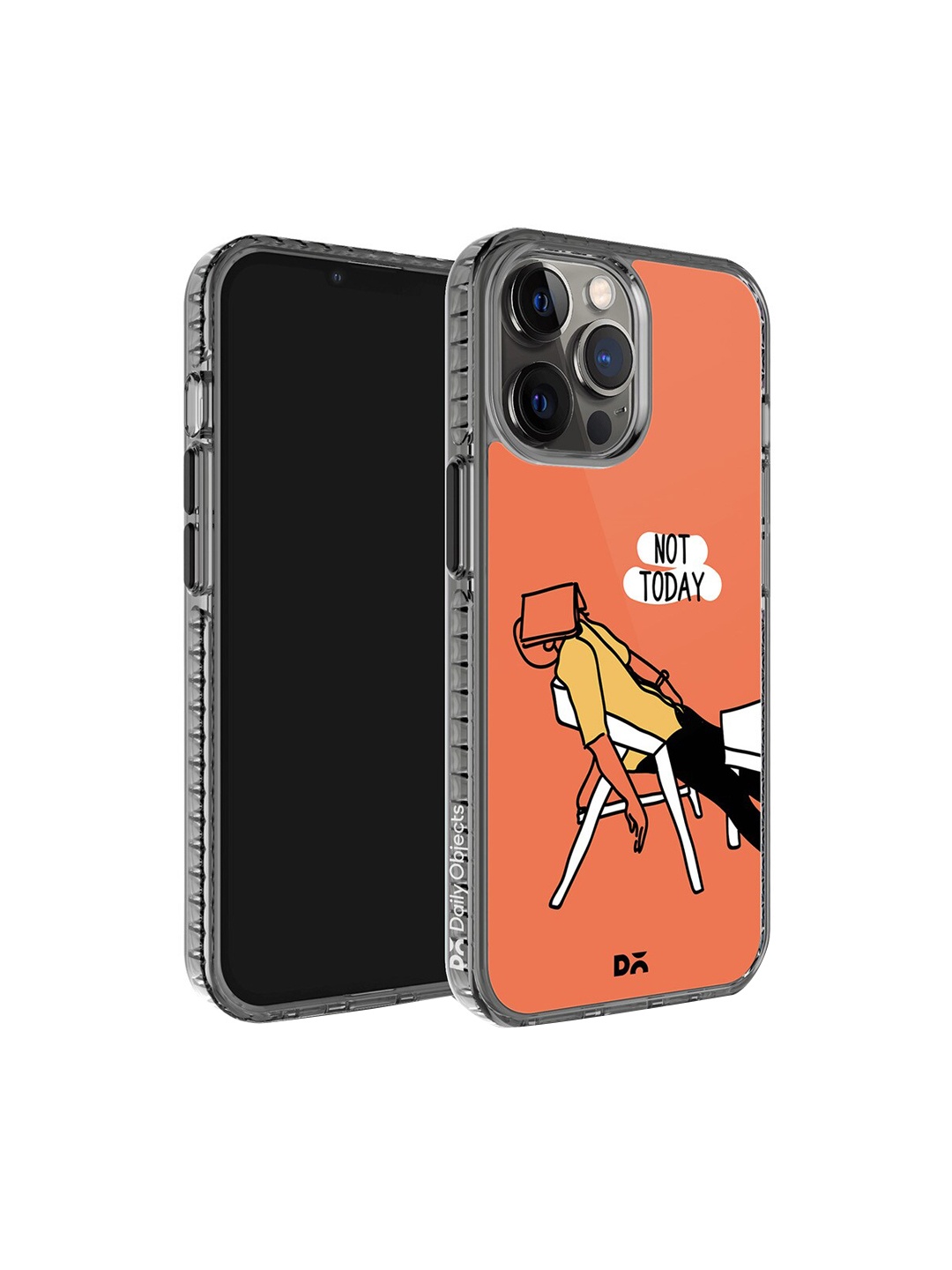 

DailyObjects iPhone 12 Pro Back Case Cover, Orange