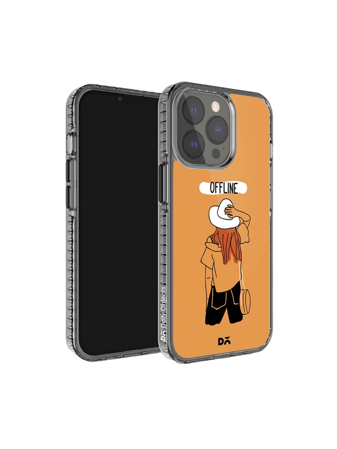 

DailyObjects Offline Stride 2.0 For iPhone 14 Pro Max Mobile Case Cover, Yellow