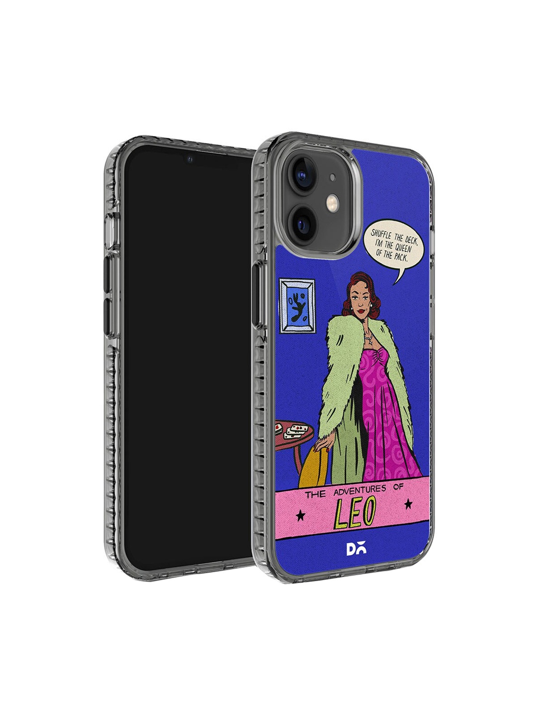 

DailyObjects Printed iPhone 12 Mini Mobile Cover, Blue