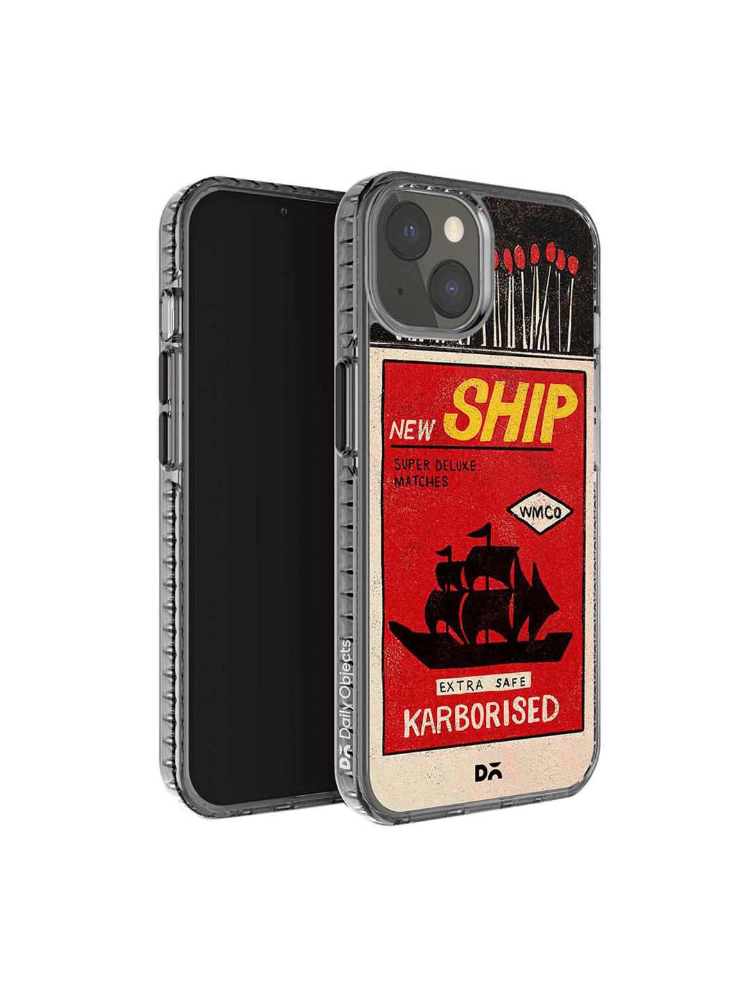 

DailyObjects Printed Impact Resistant Stride 2.0 iPhone 14 Case Cover, Red