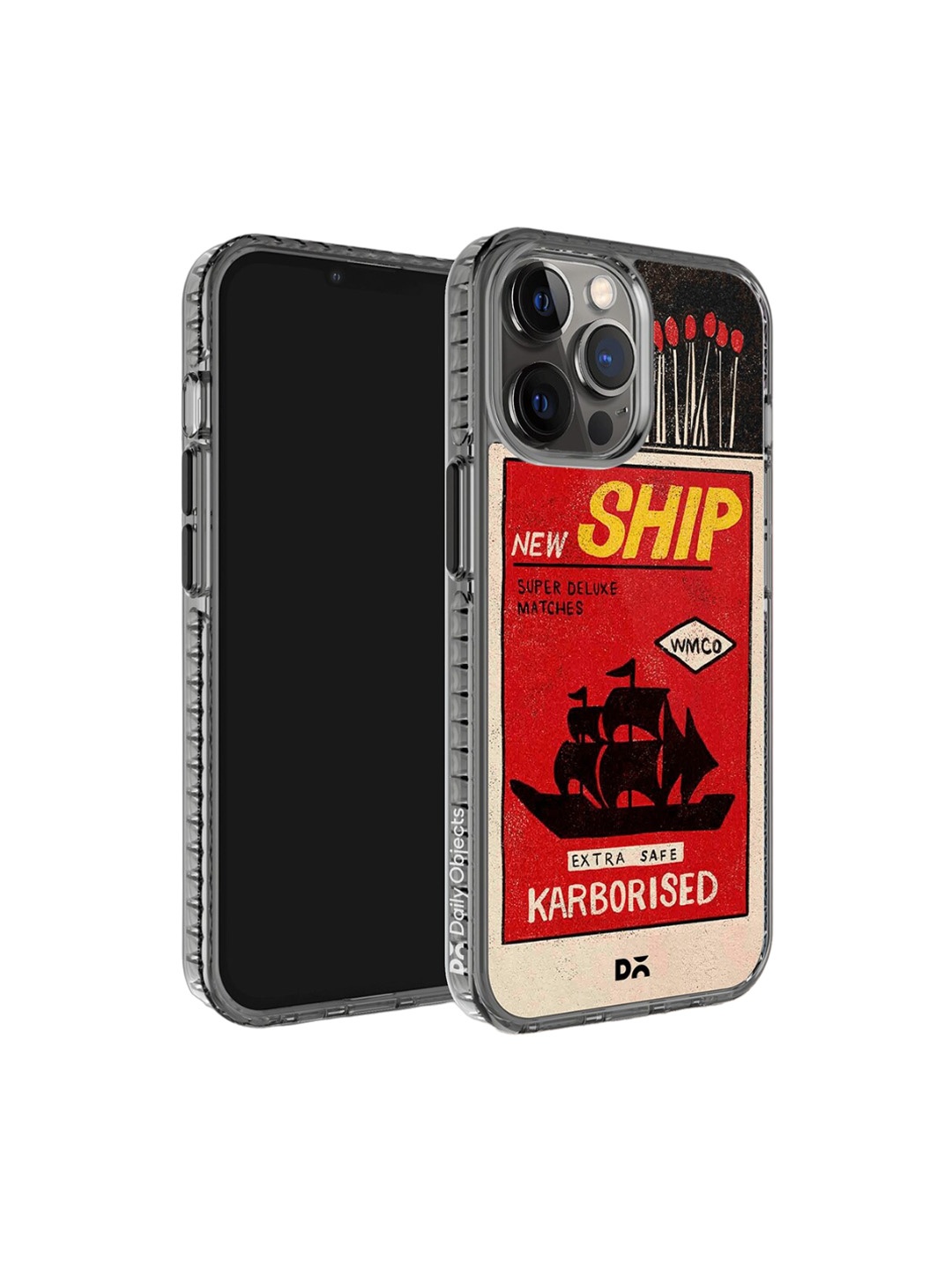 

DailyObjects New Ship Matchbox Stride iPhone 12 Pro Mobile Cover, Red