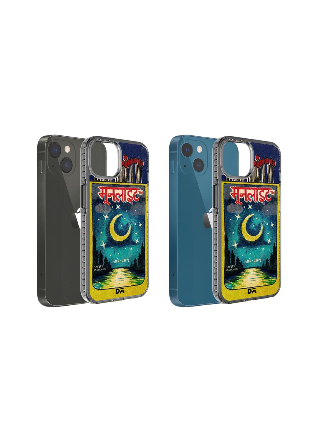 

DailyObjects Moonlight Matchbox Stride iPhone 15 Phone Case Cover, Black