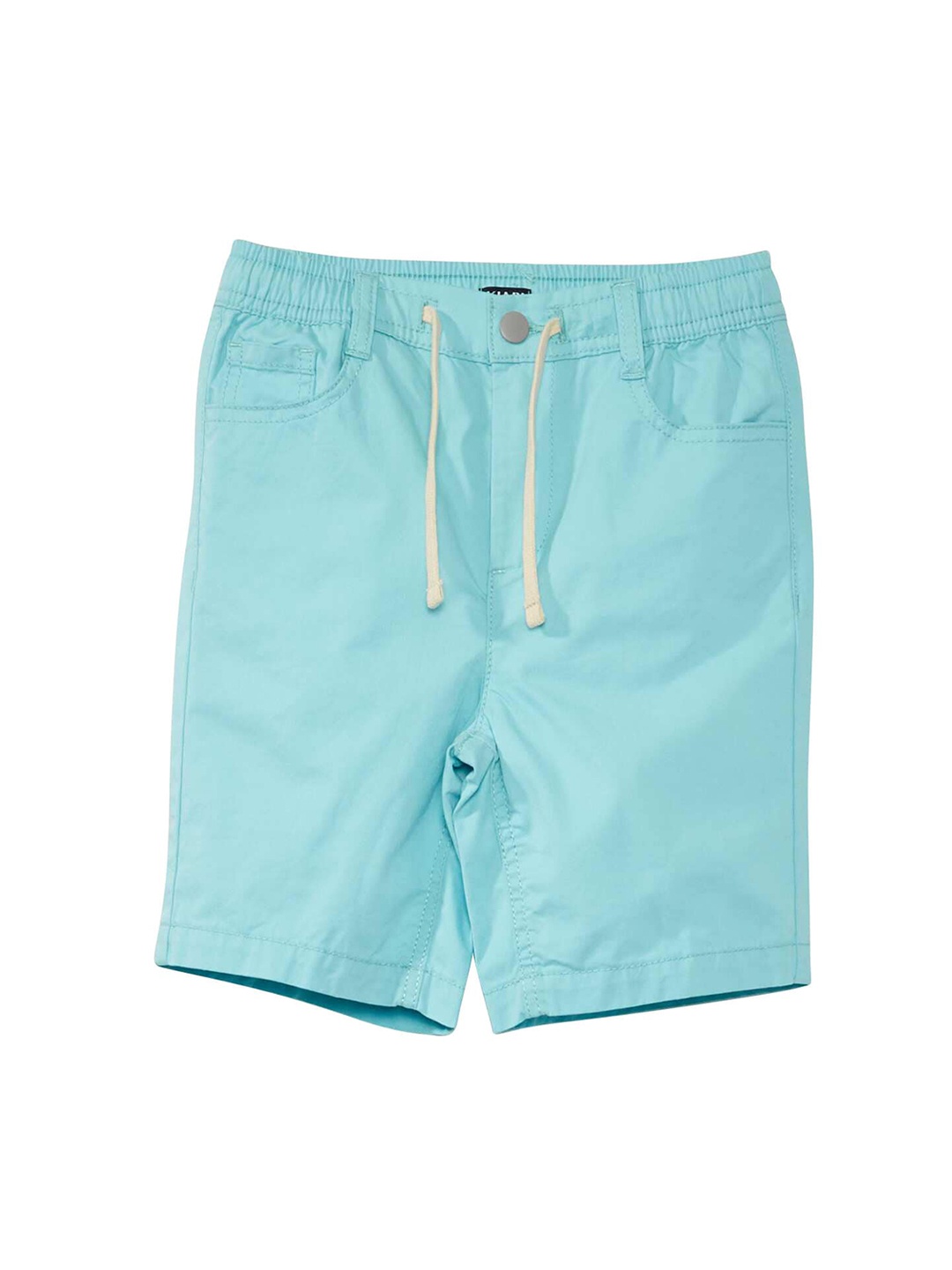 

KIABI Boys Mid-Rise Pure Cotton Shorts, Blue